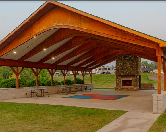 Sun Retreats Gun Lake