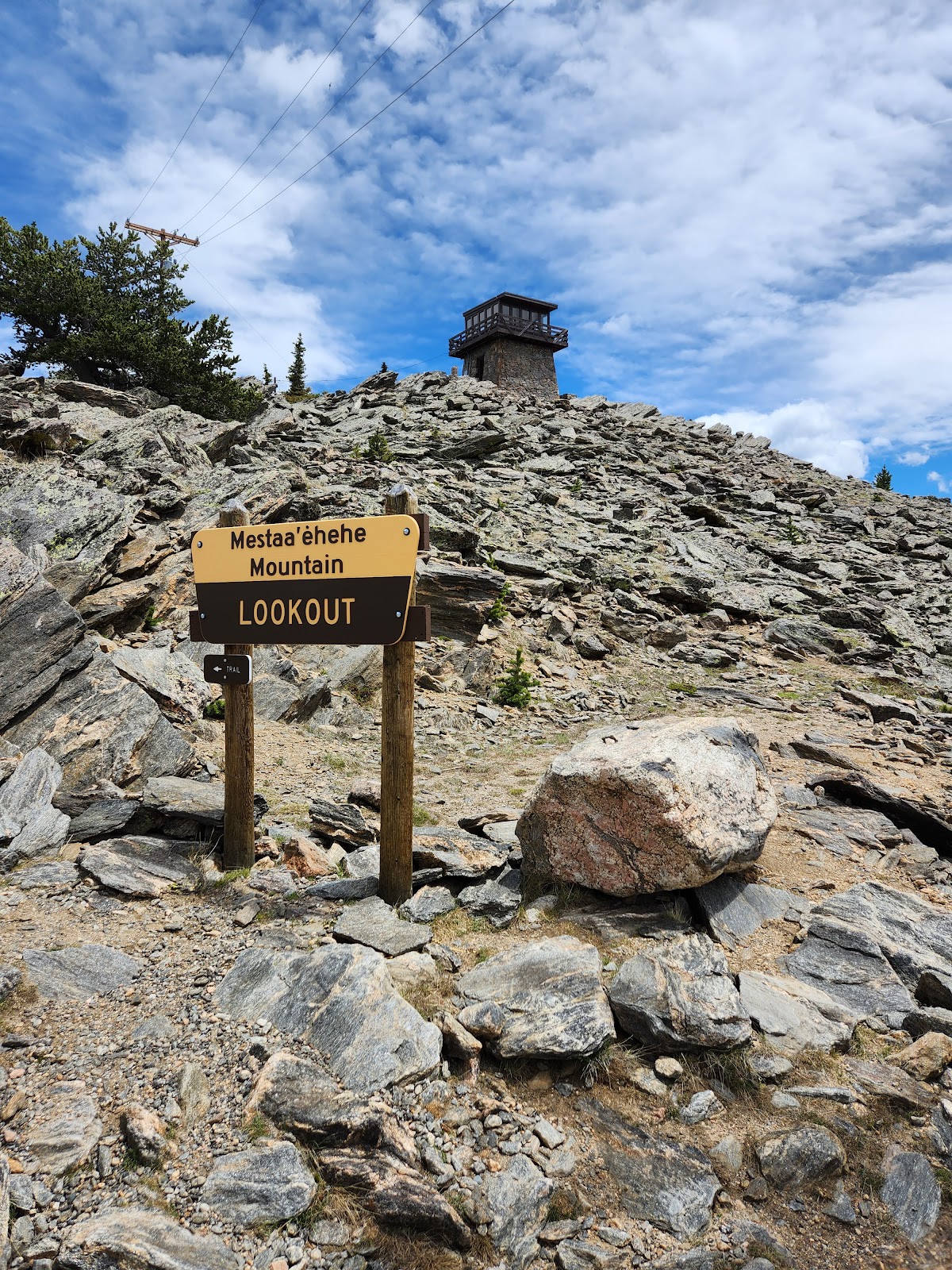 Mestaa’EHehe Mountain Fire Lookout