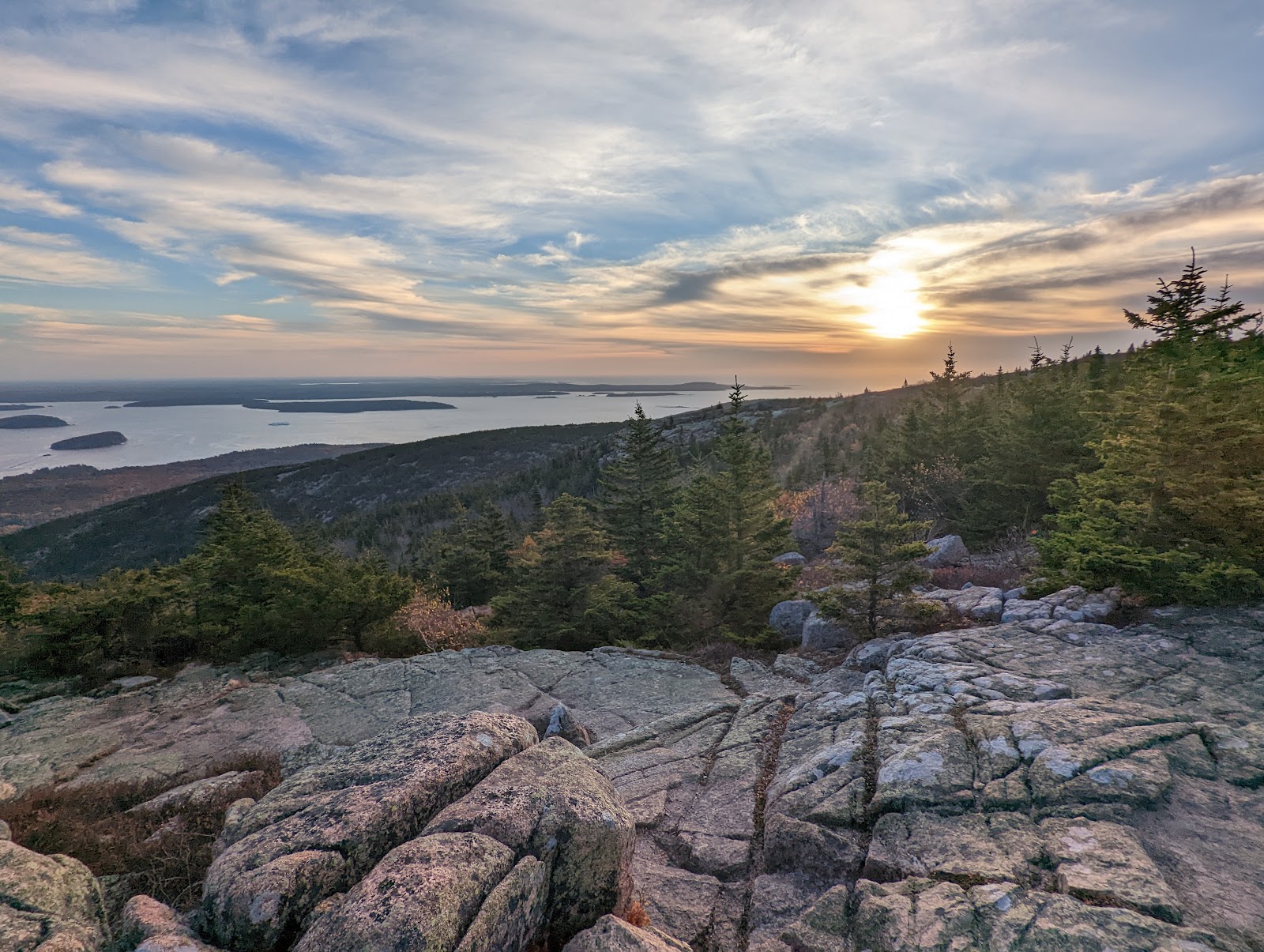 Acadia National Park camping inside the park itself
