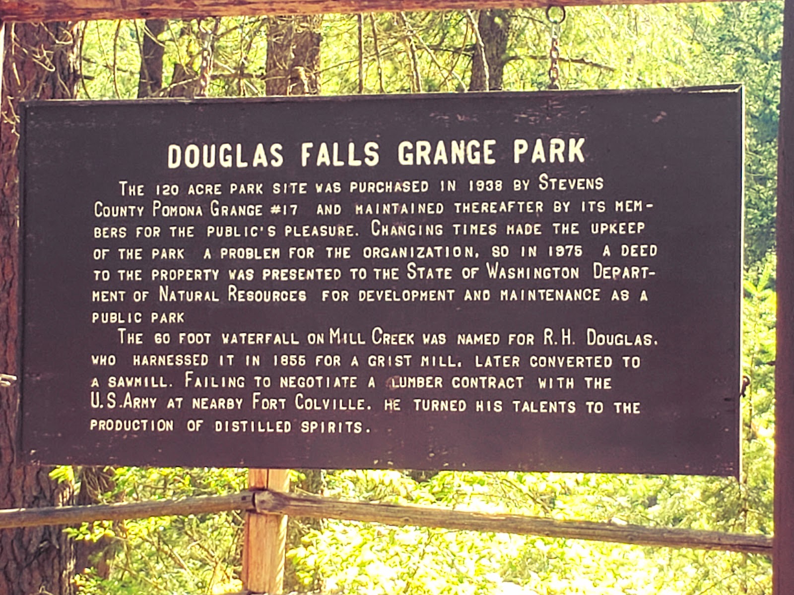 Douglas Falls Grange Park