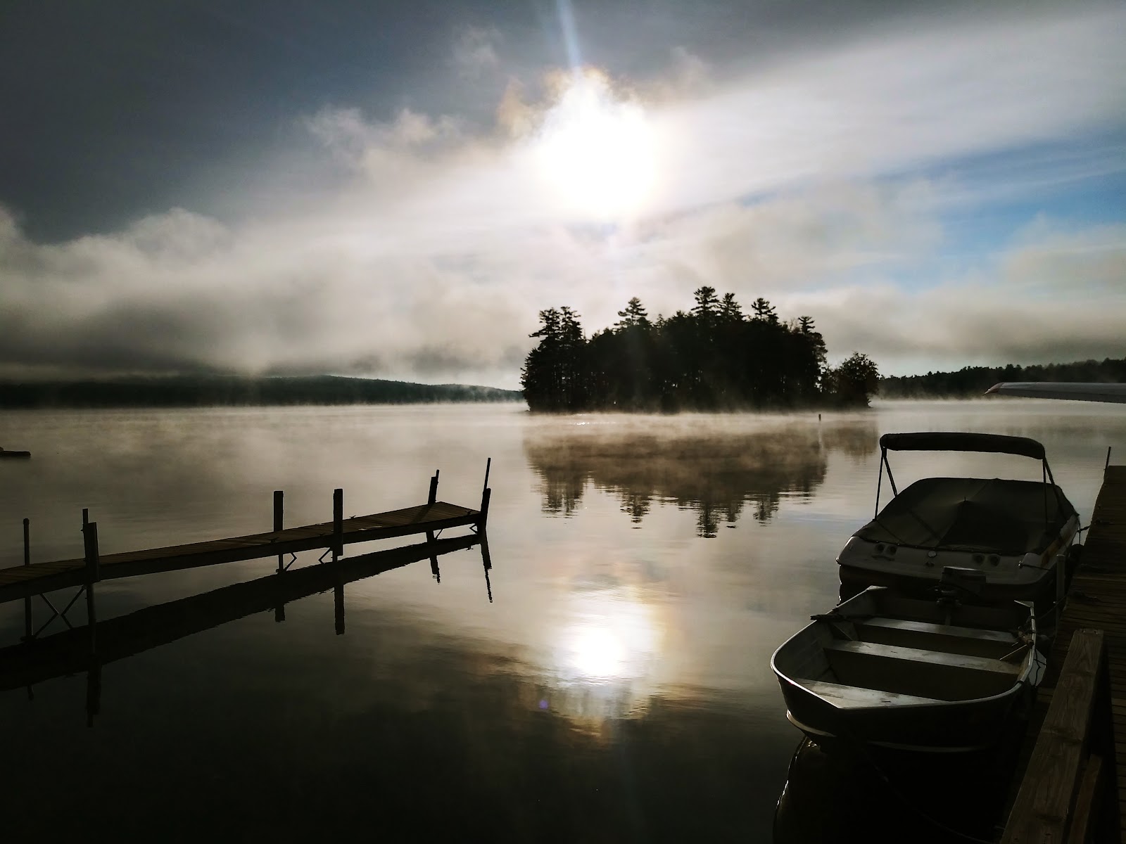 Colonial Mast On Long Lake