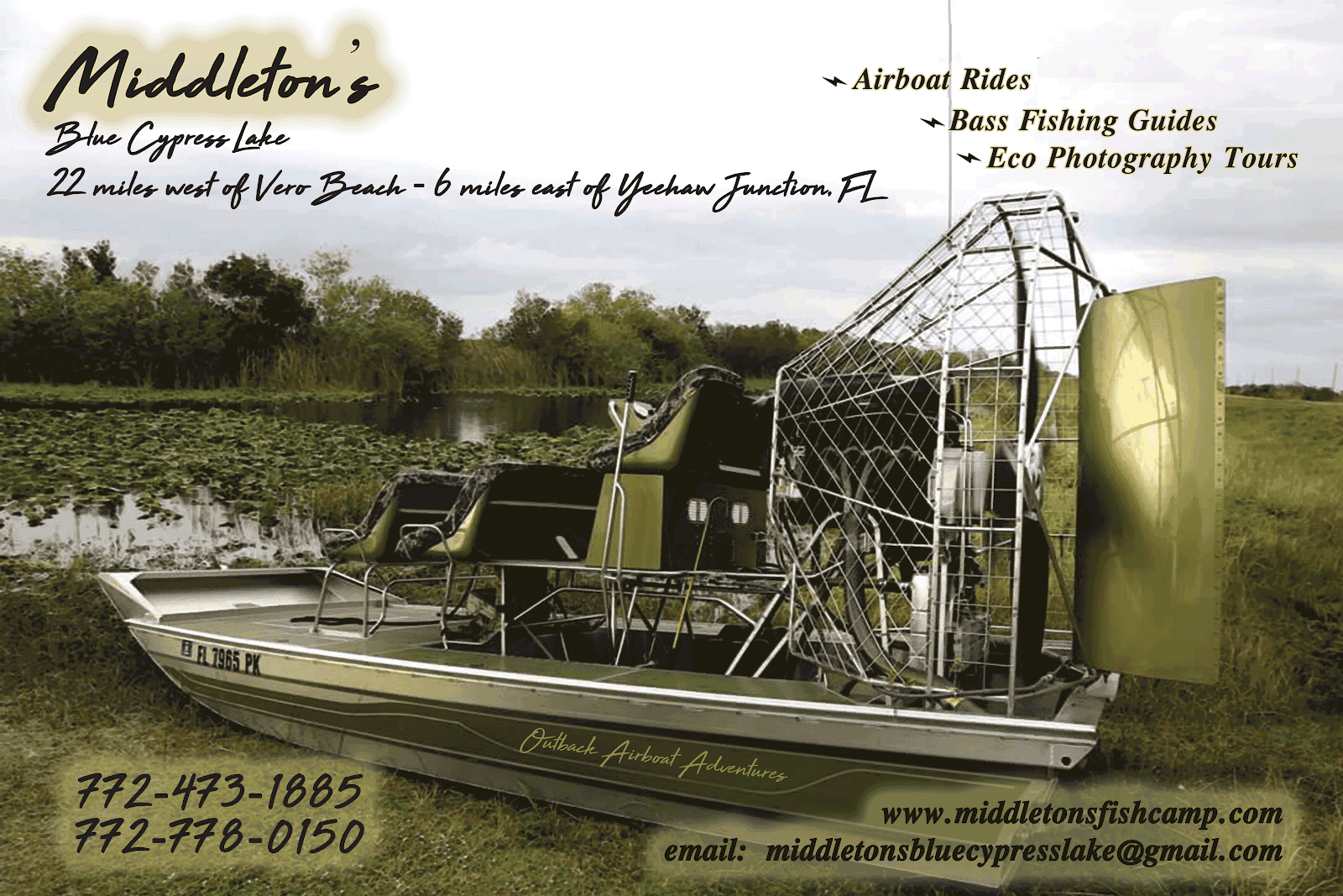 Blue Cypress Lake Middletons Fish Camp