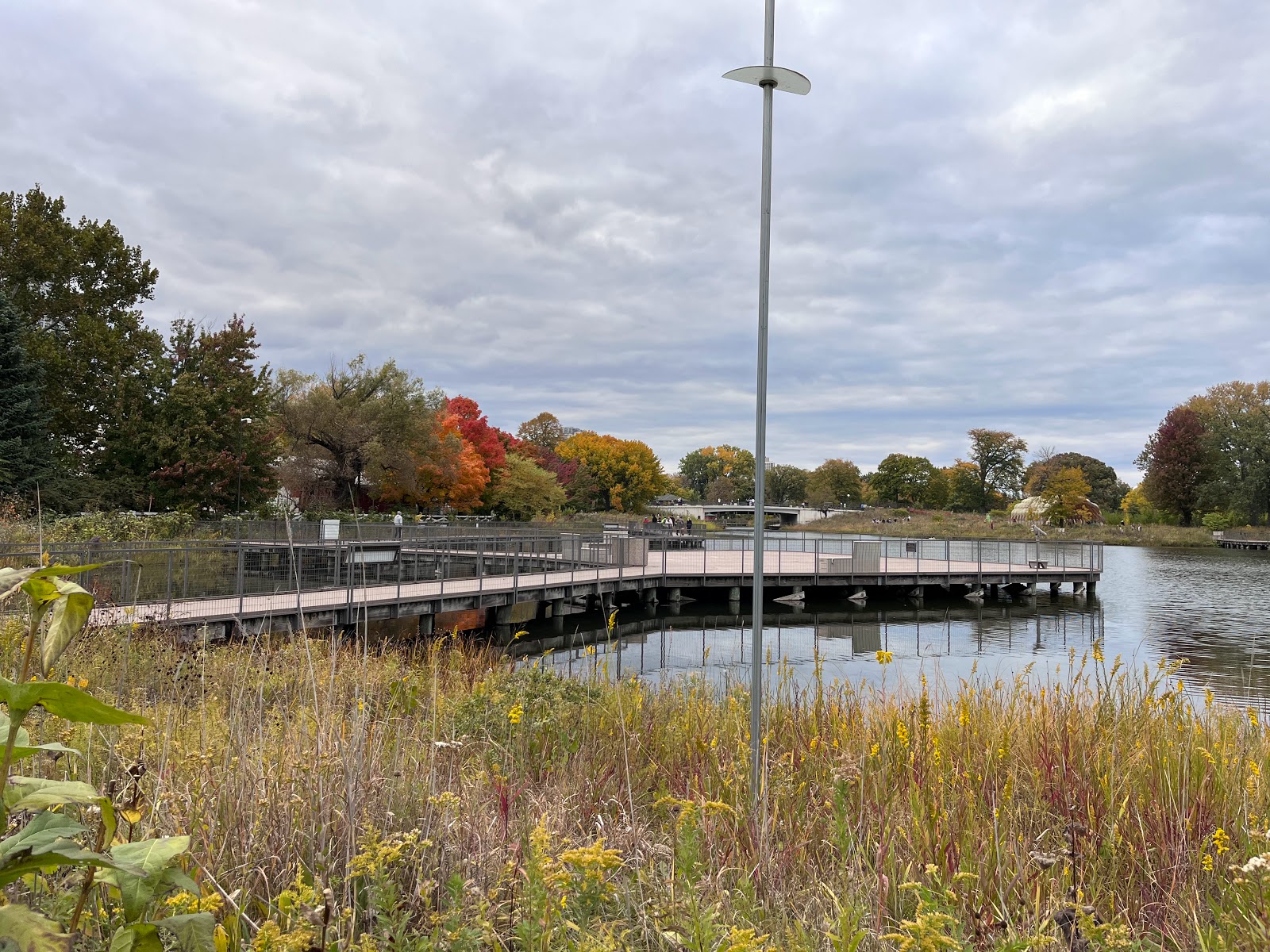 Bridge Over Lincoln Park Zoo's South Pond