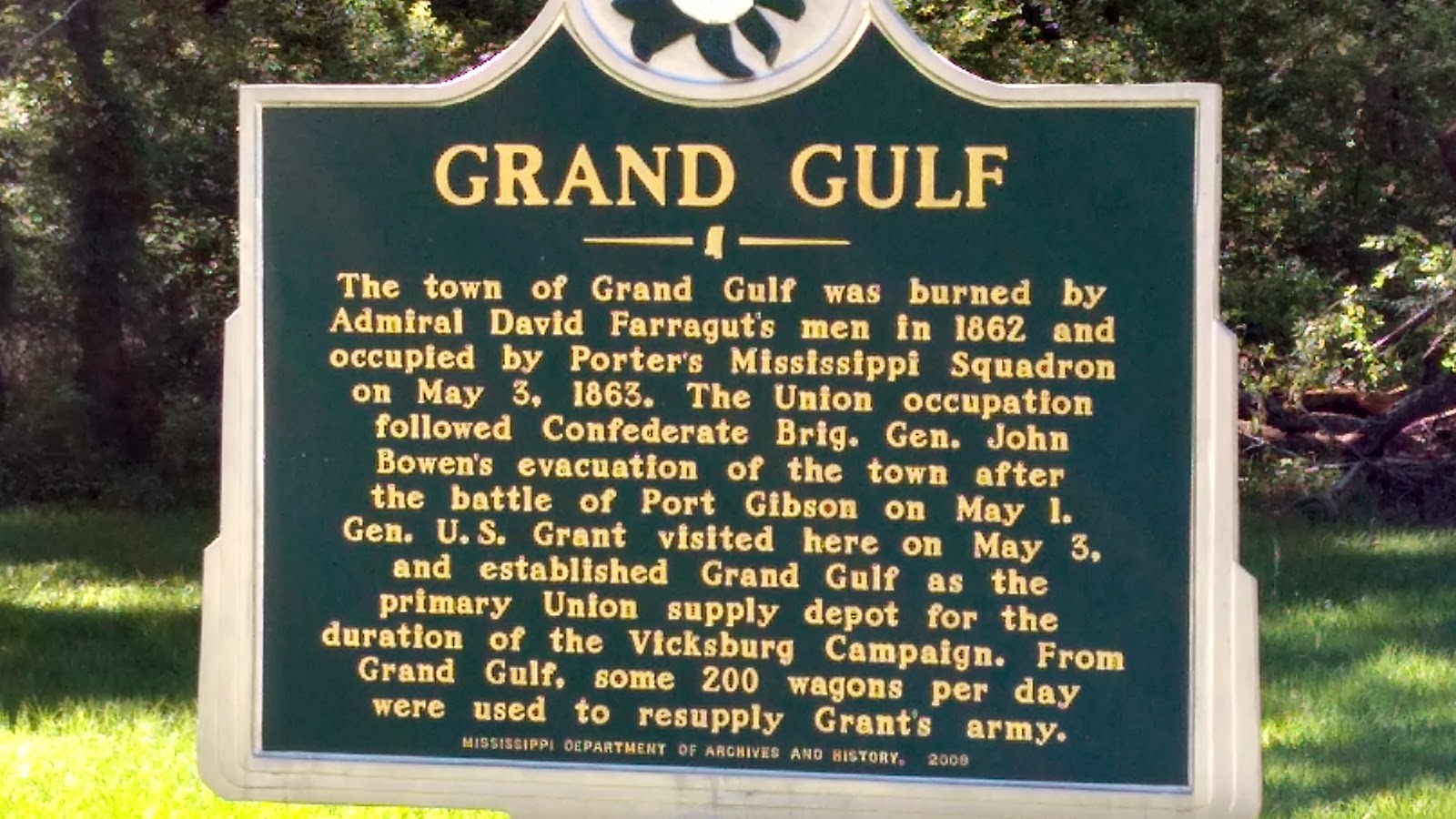 Grand Gulf Military State Park