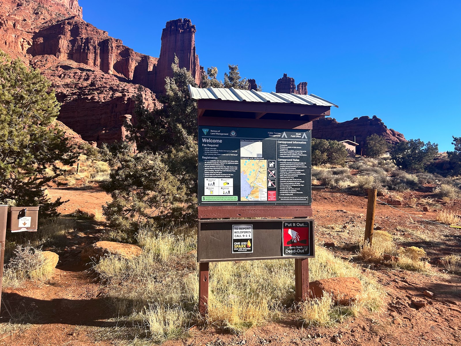 Fisher Towers Campground