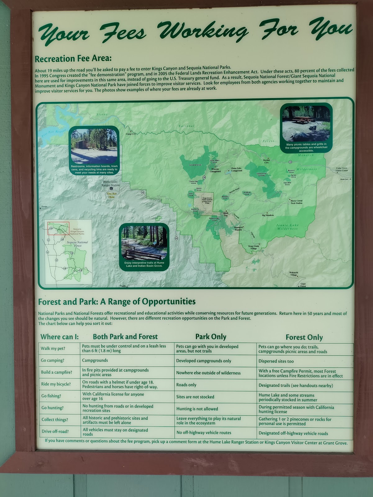 Hume Lake Campground