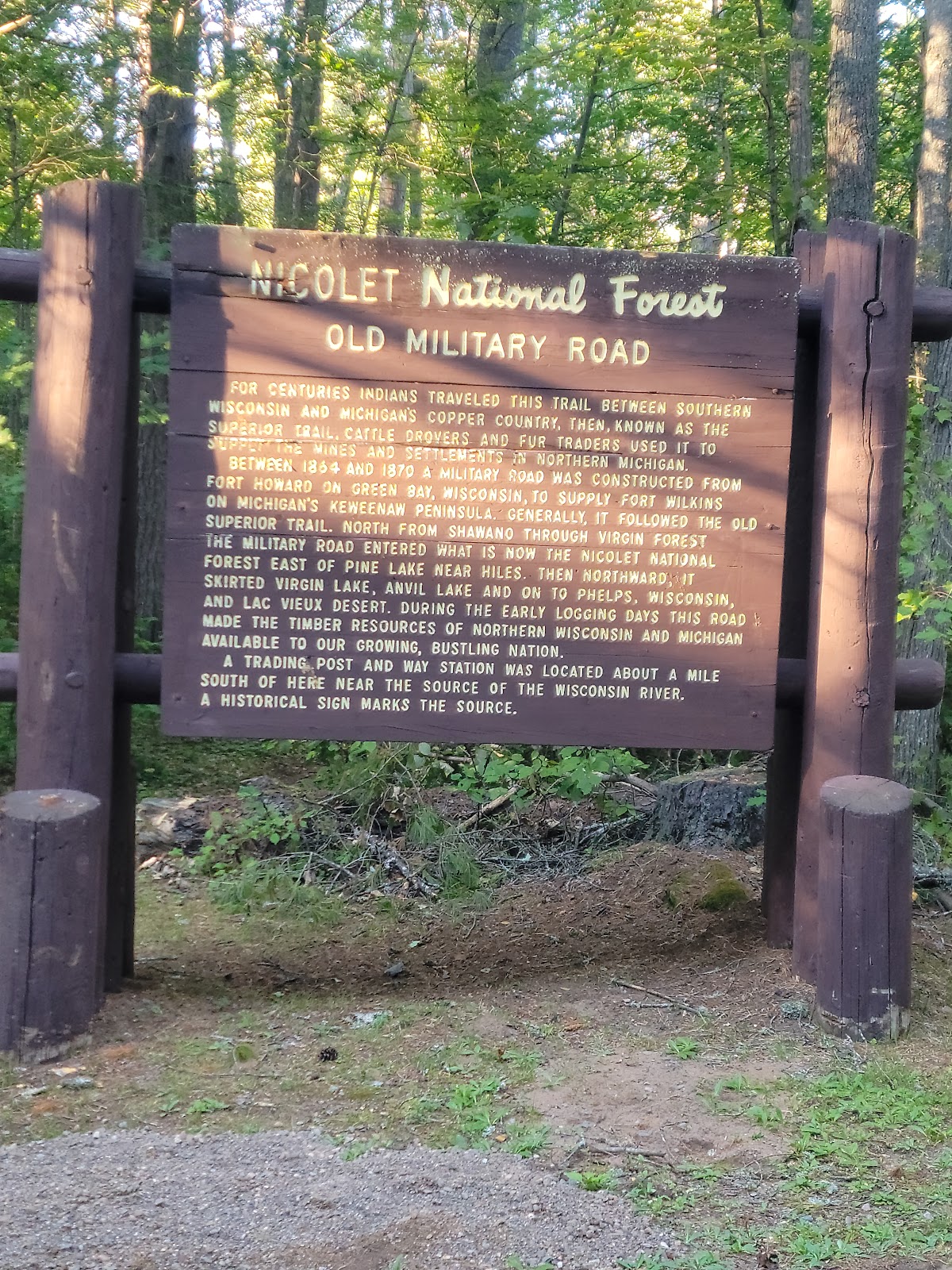 Lac Vieux NF Campground