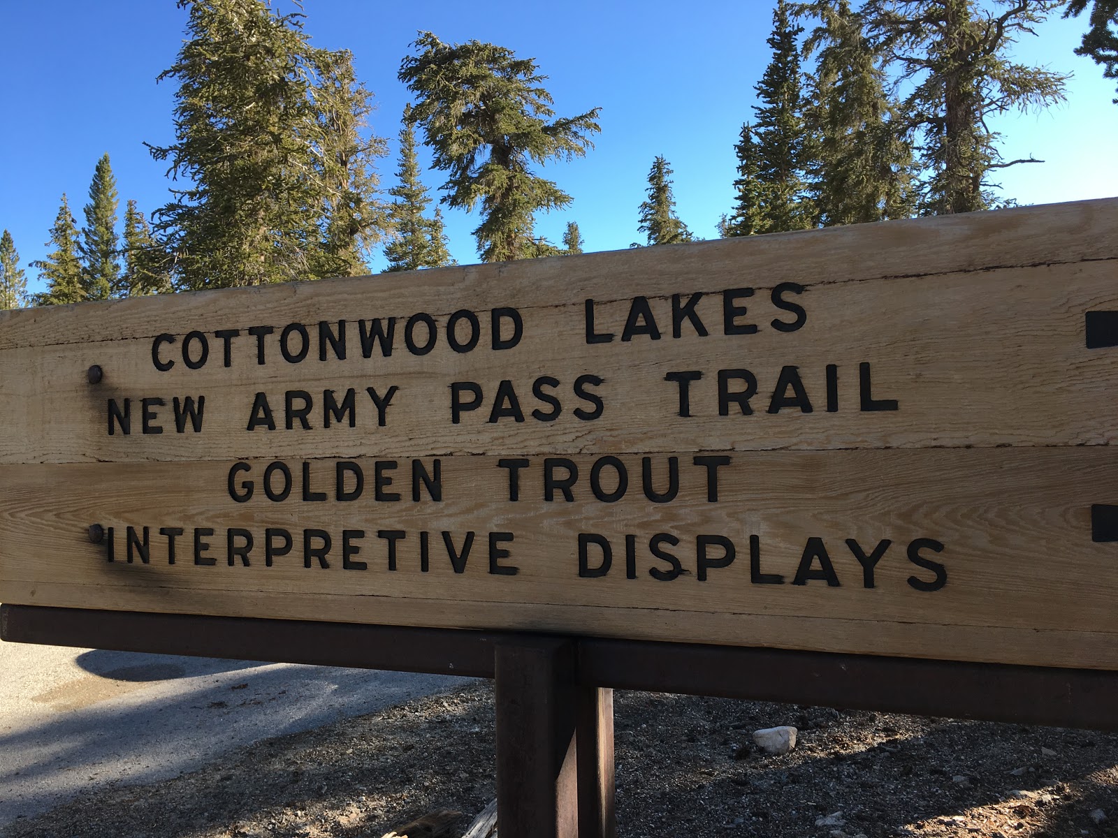 Cottonwood Lakes Backpacker Campground