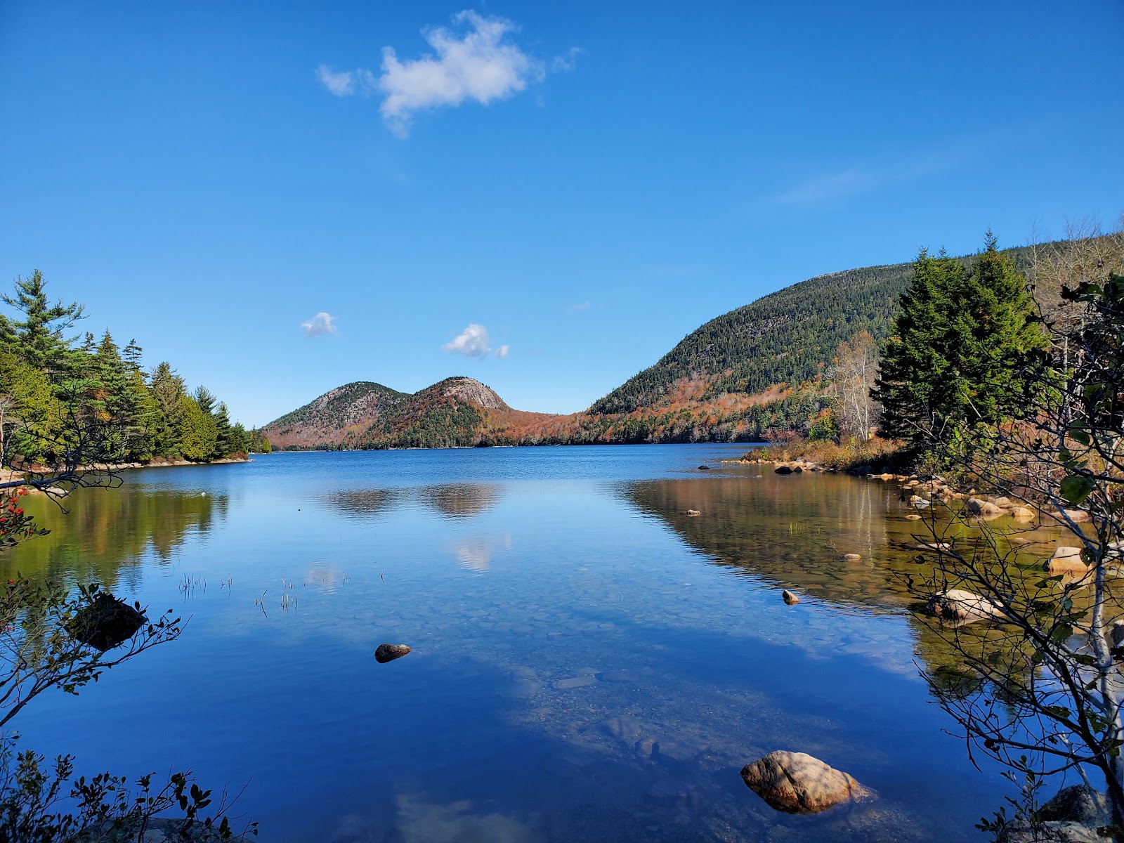 Acadia National Park camping inside the park itself
