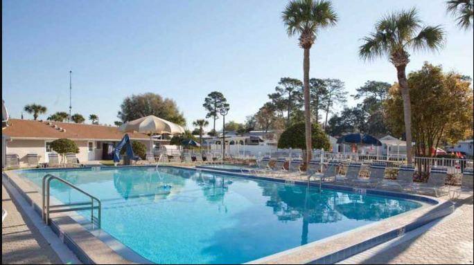 Daytona International Speedway, Gecko Shores at Lake Lloyd Campground