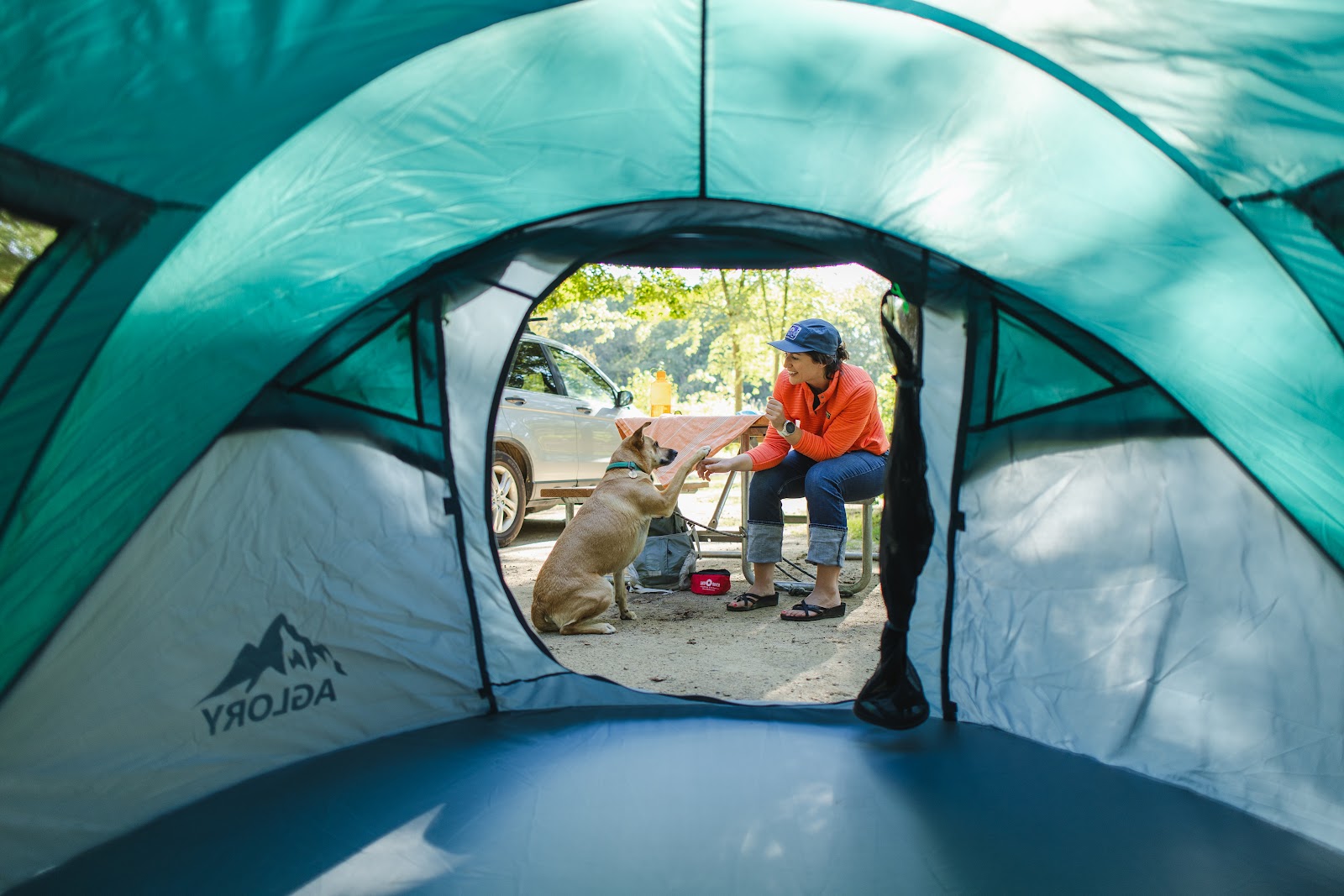 Cove Camping on Conway Lake