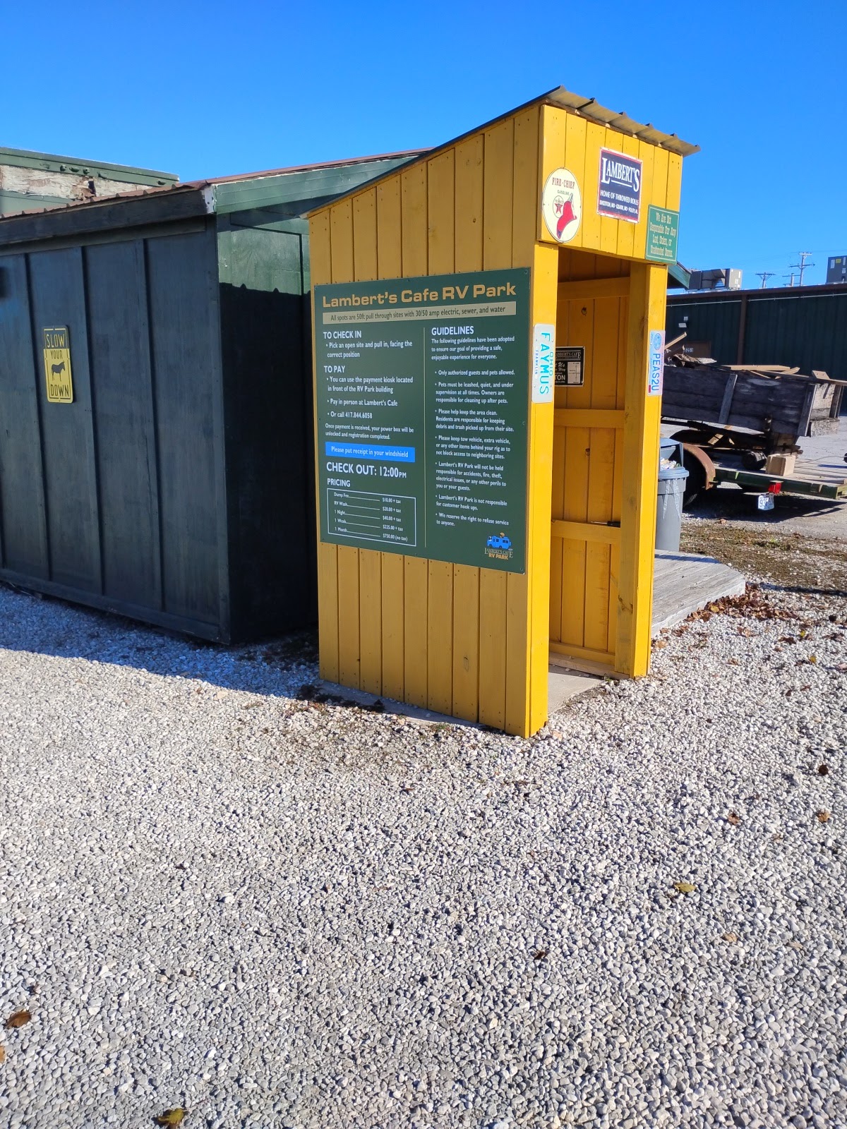 Lamberts Cafe RV Park