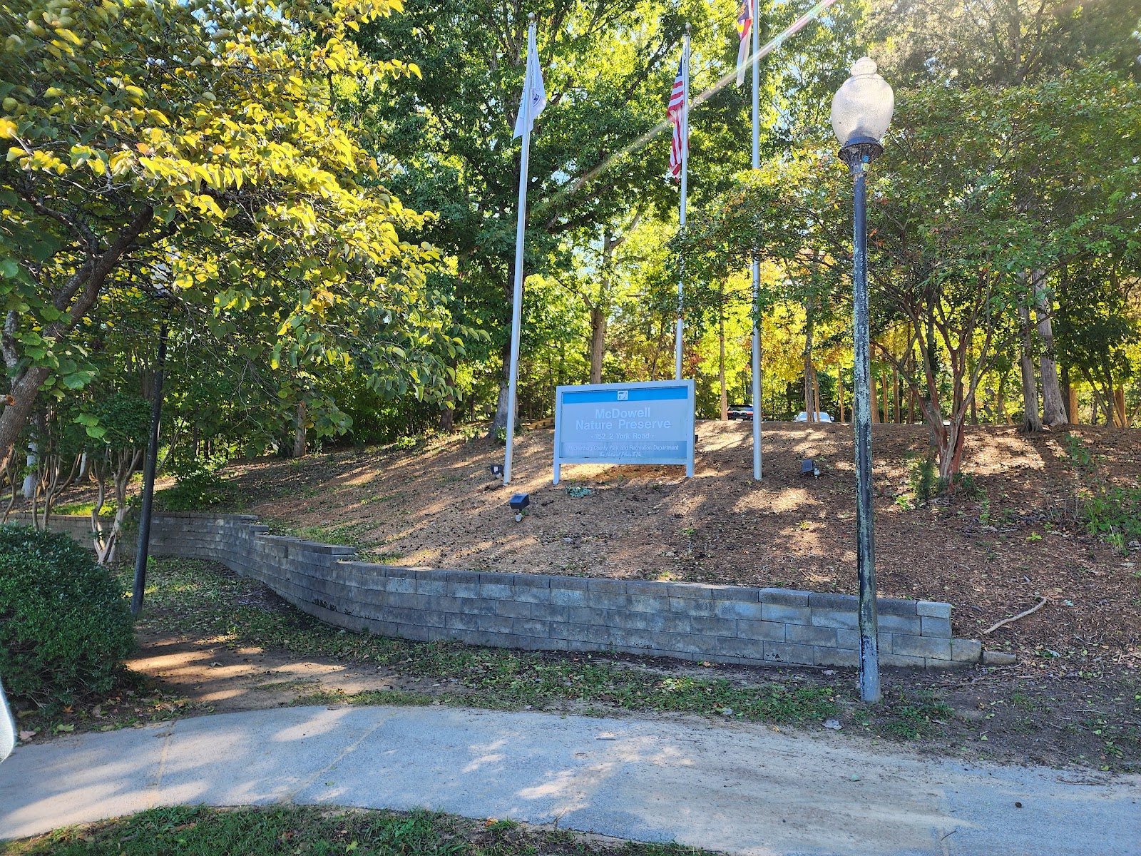 McDowell Nature Preserve Camping