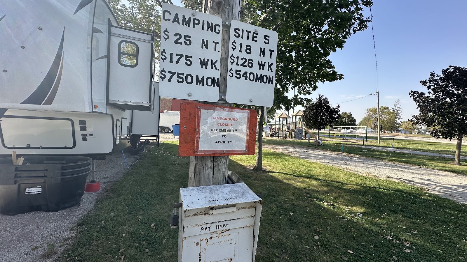 Menlo City Campground