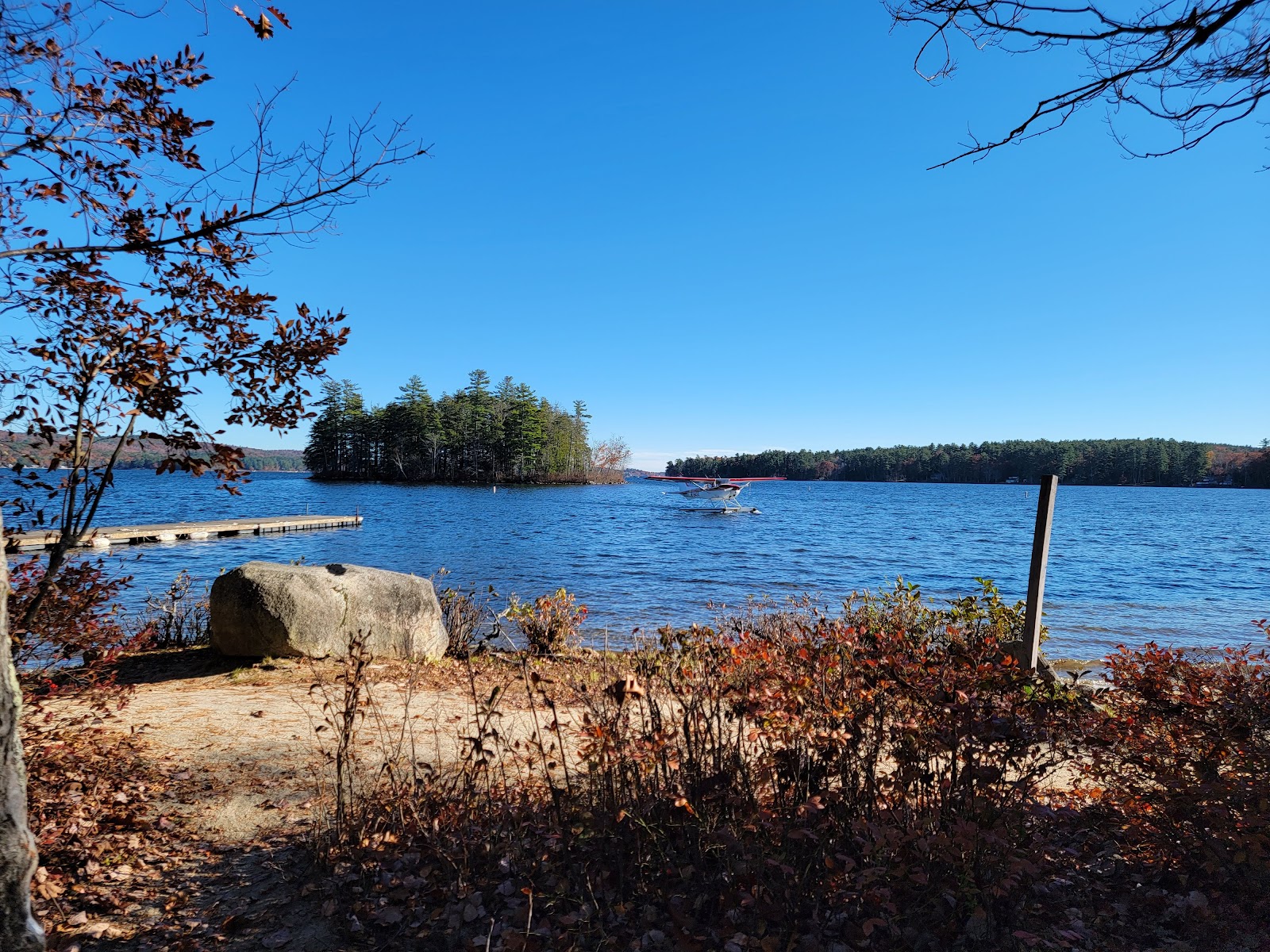 Colonial Mast On Long Lake