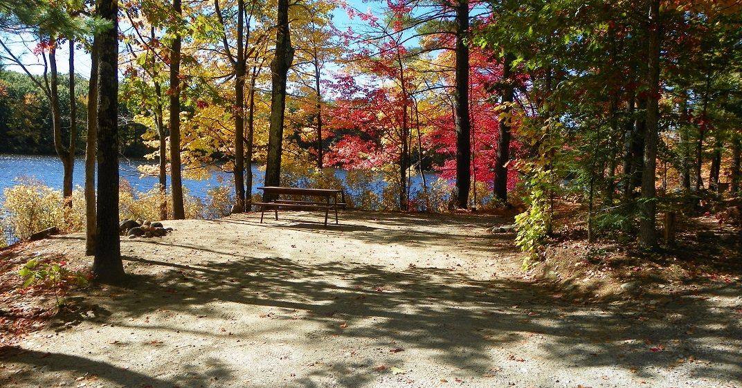 Keyser Pond Campground, Henniker, New Hampshire
