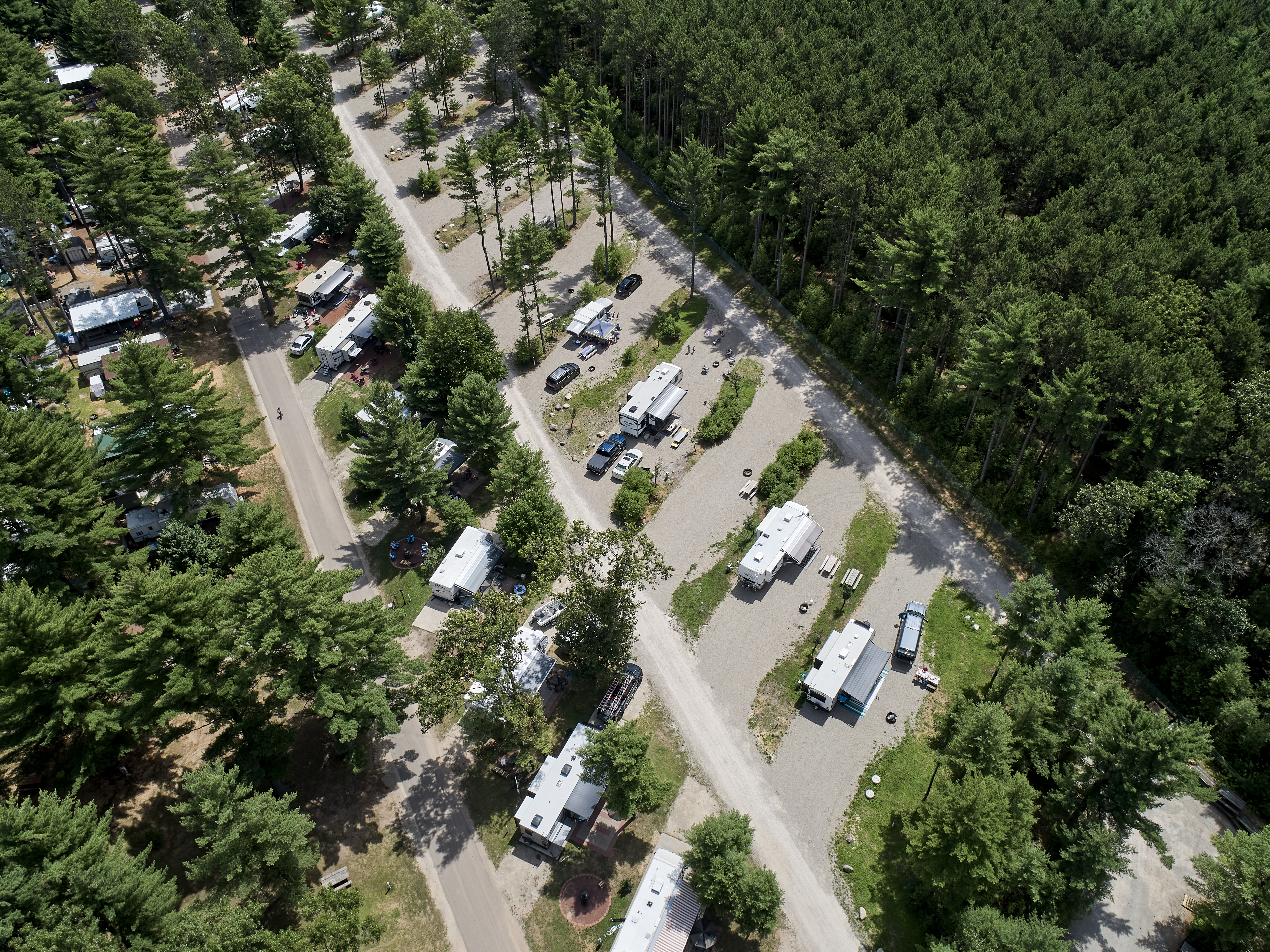 Evergreen Campsites & Resort, Wild Rose, Wisconsin