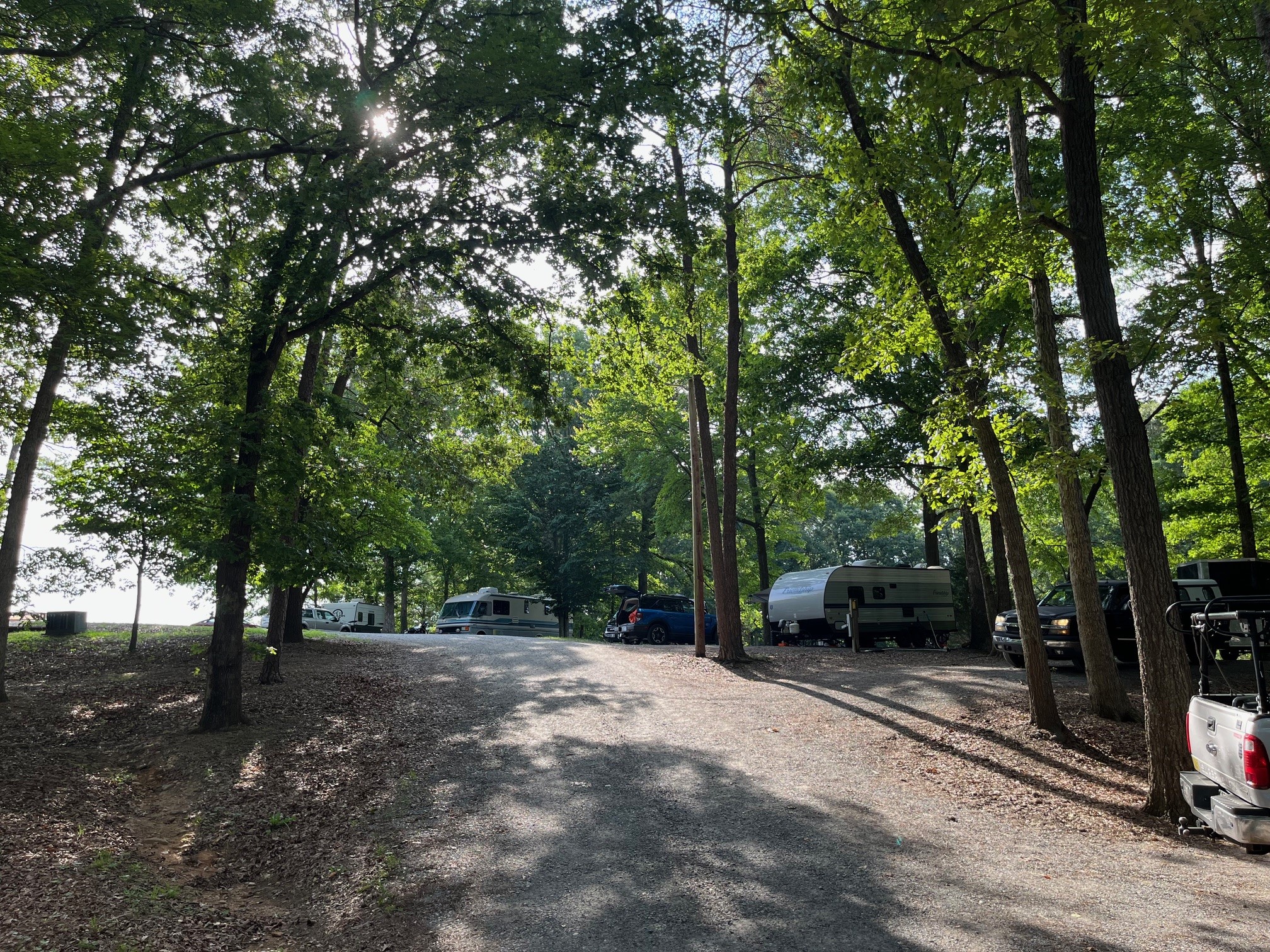 Moss Lake Campground, Shelby, North Carolina