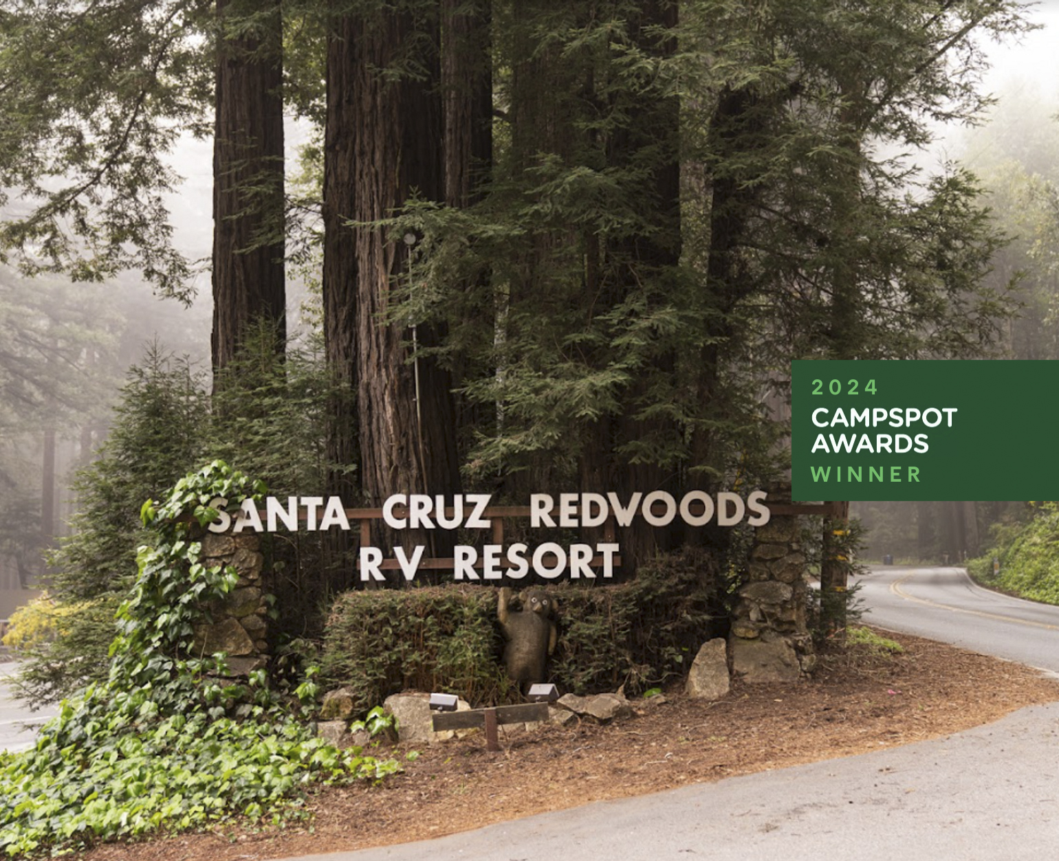 Santa Cruz Redwoods RV Resort, Felton, California