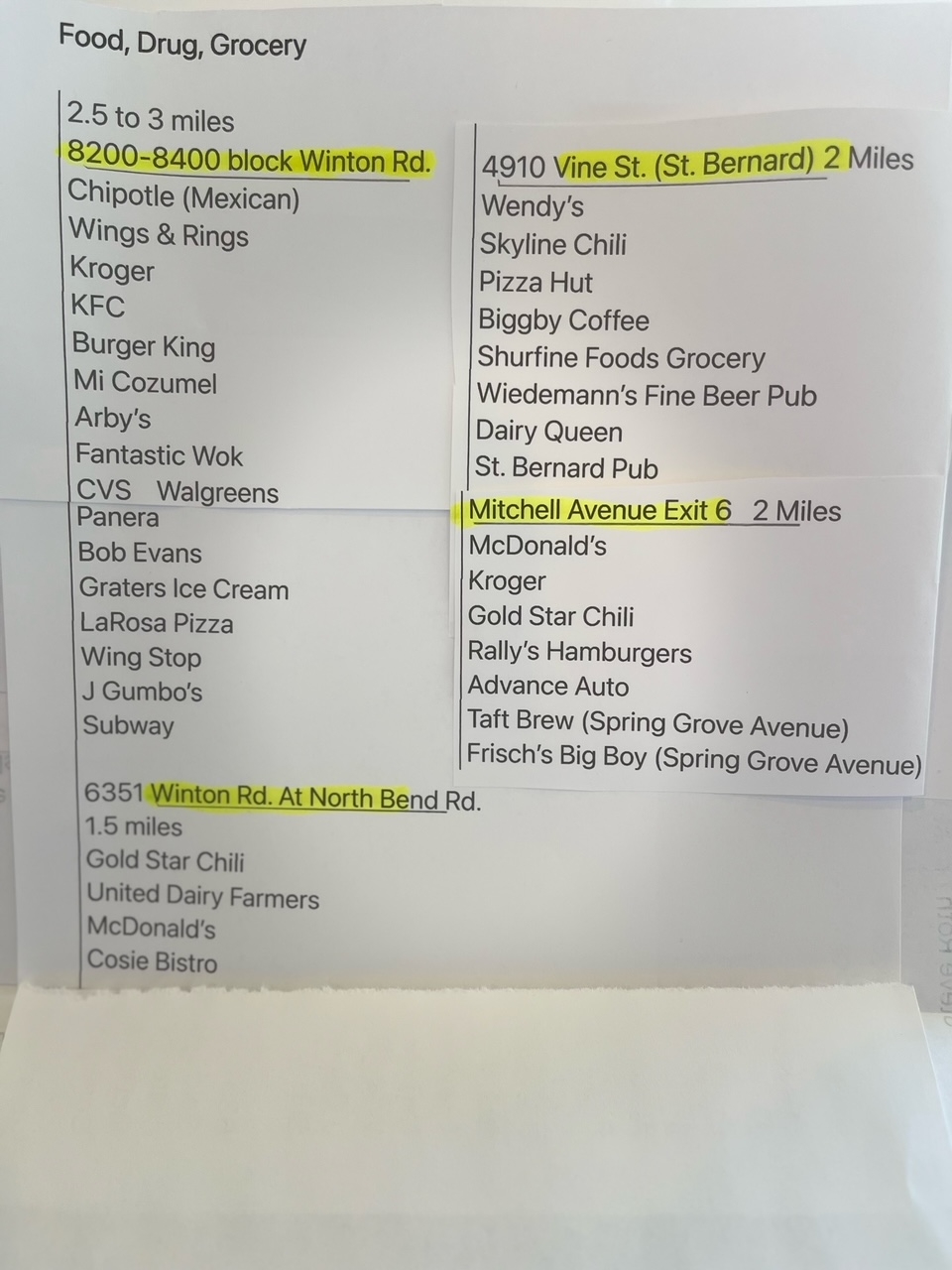 Cincinnati Campsites