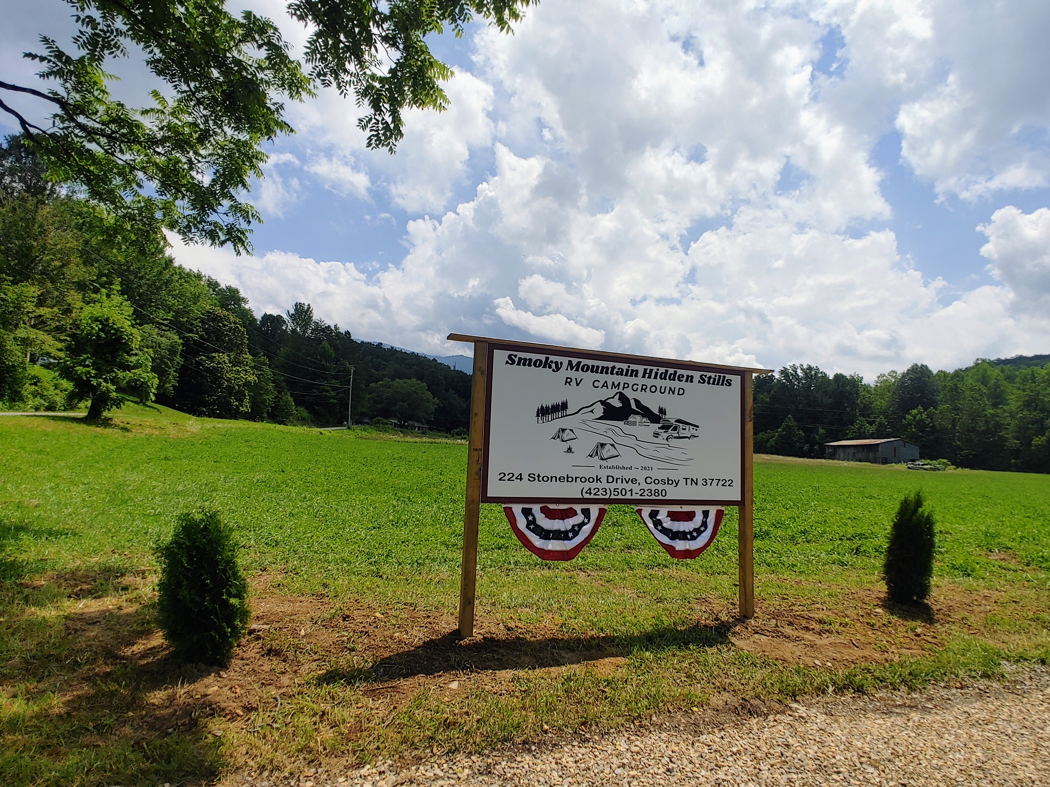 Smoky Mountain Hidden Stills RV Campground, Cosby, Tennessee