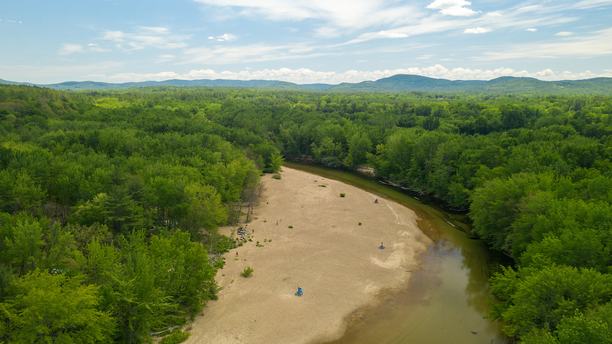 The Beach Camping Area, Conway, New Hampshire