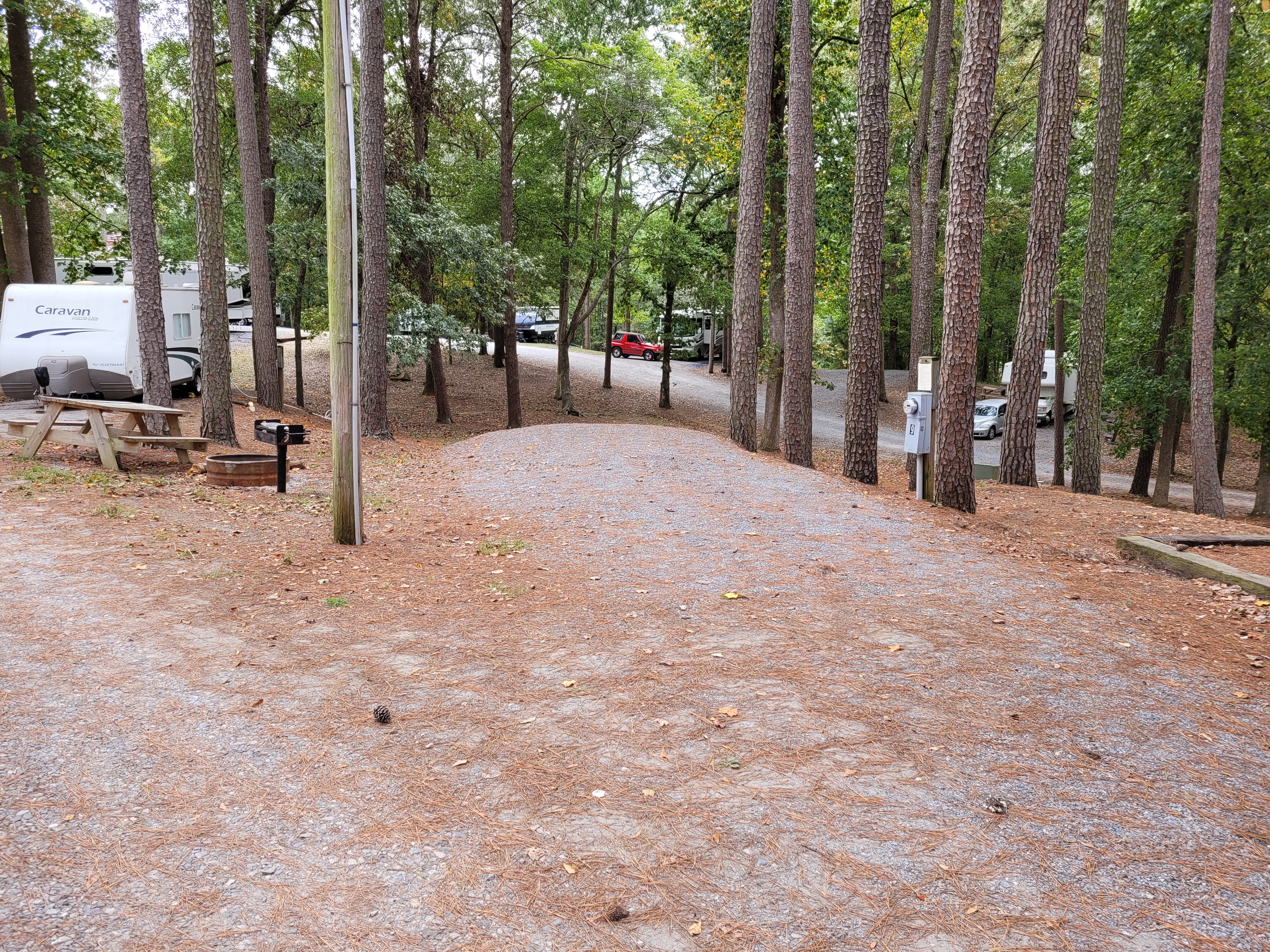 Moss Lake Campground, Shelby, North Carolina