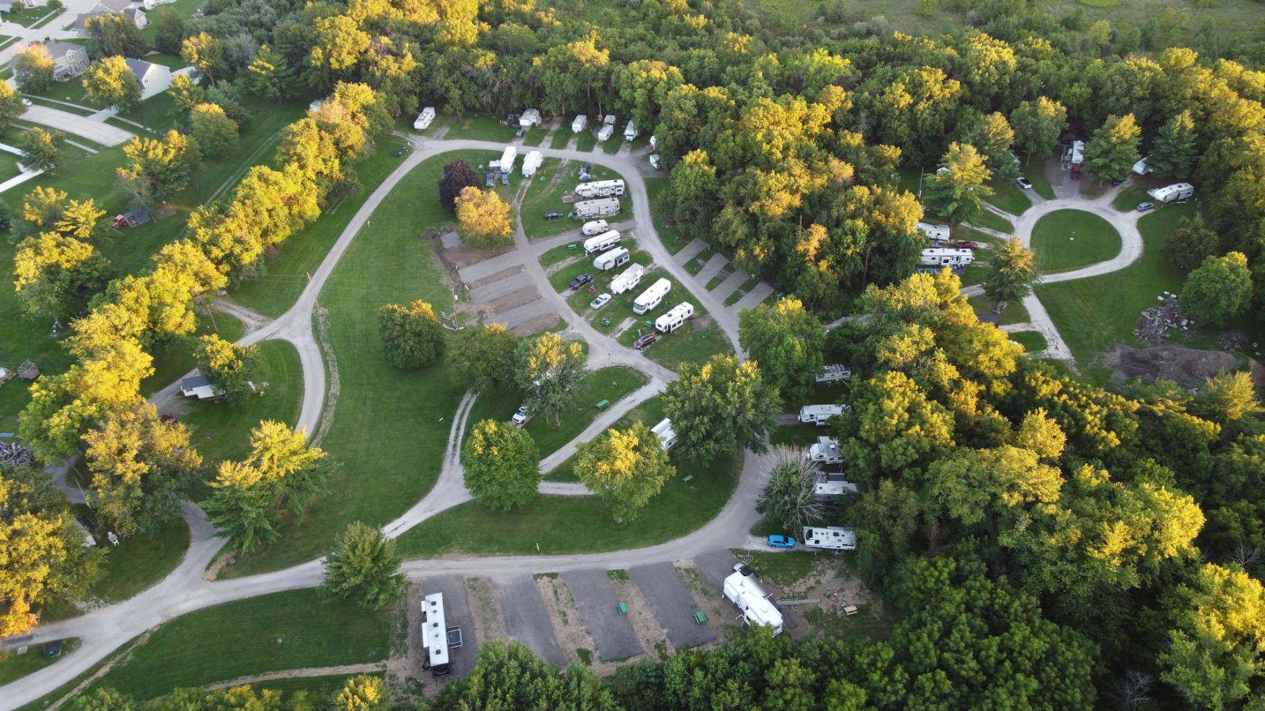 Tin Cup RV Park, Mahomet, Illinois