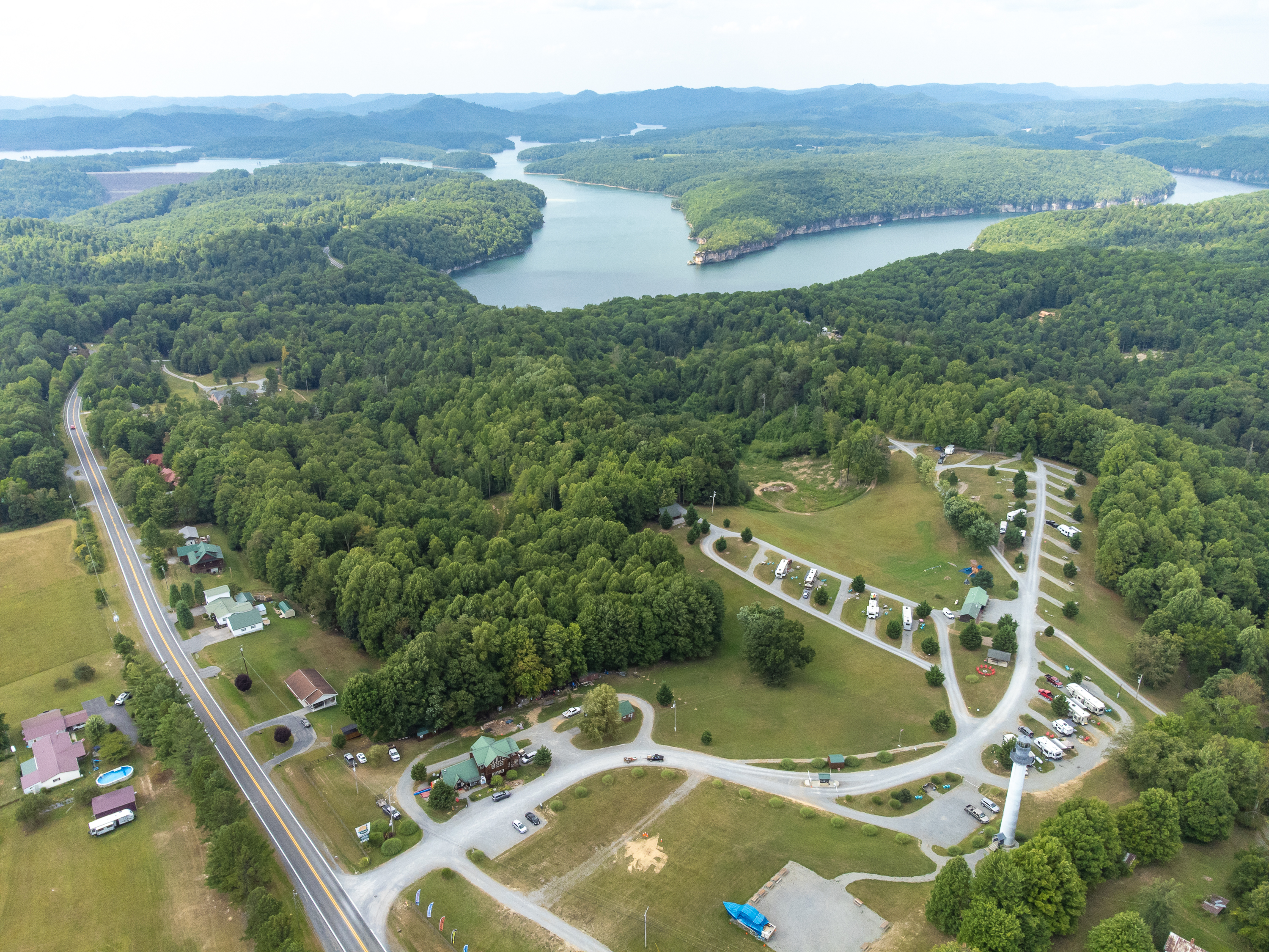 Summerville Lake Retreat & Lighthouse, Mount Nebo, West Viginia
