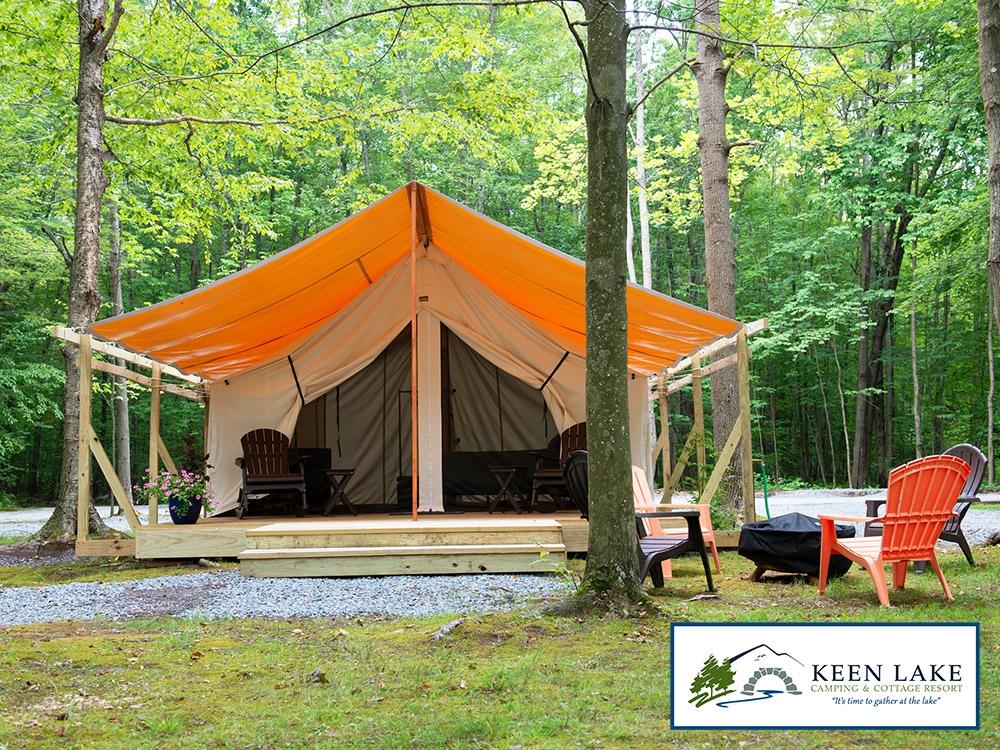 Keen Lake Camping & Cottage Resort, Waymart, Pennsylvania