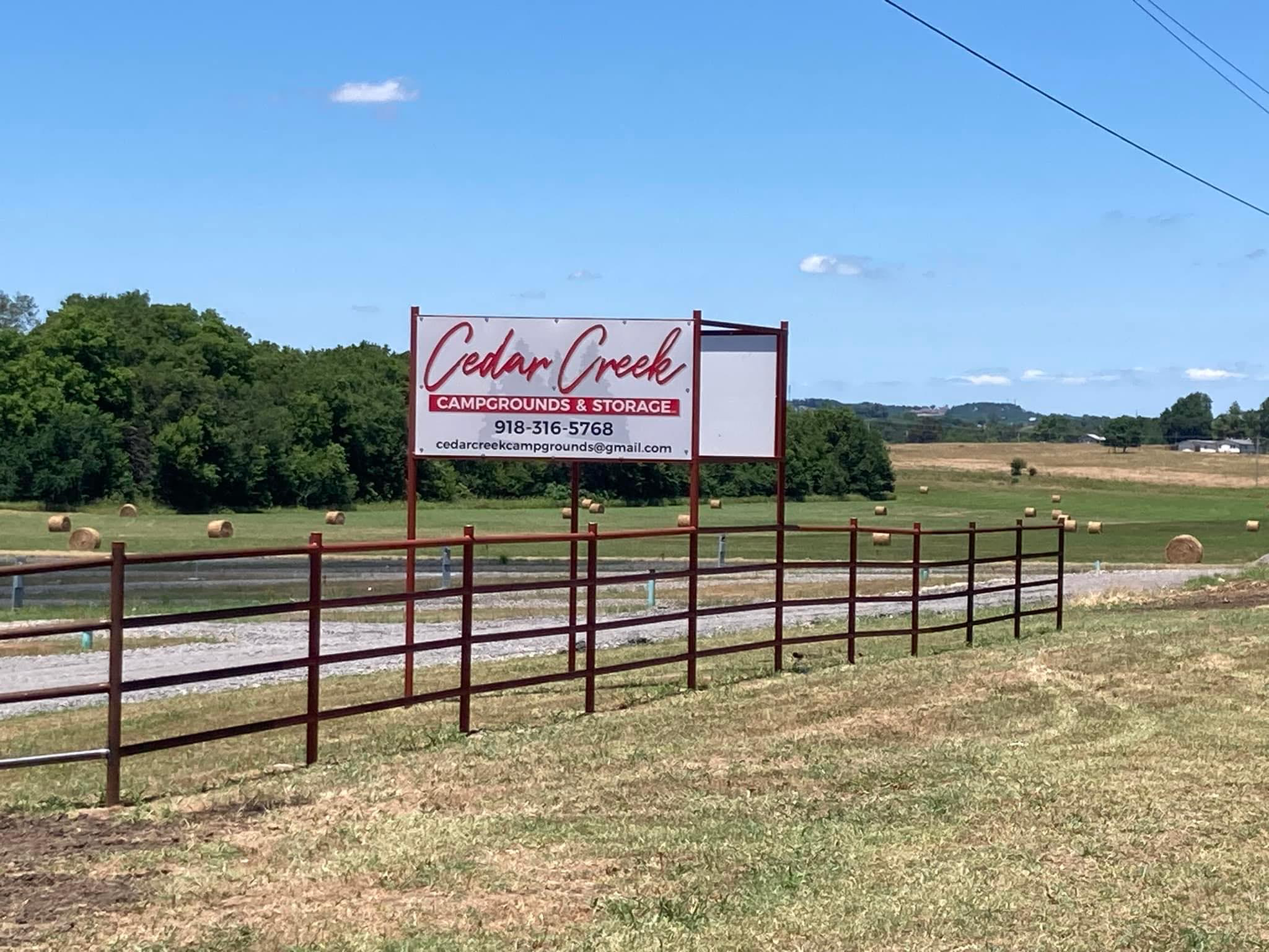 Cedar Creek Campgrounds & Storage, Park Hill, Oklahoma