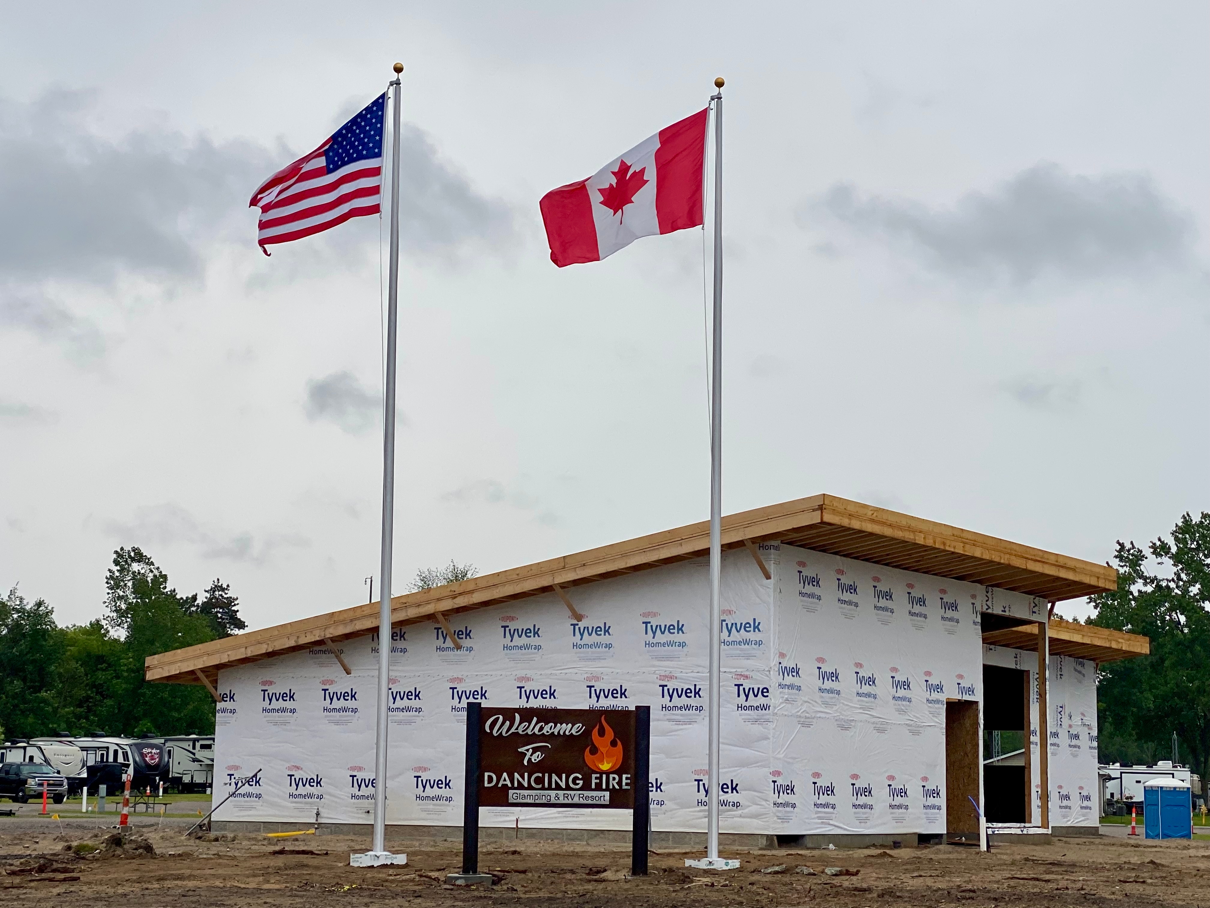 Dancing Fire Glamping and RV Resort, Port Huron, Michigan