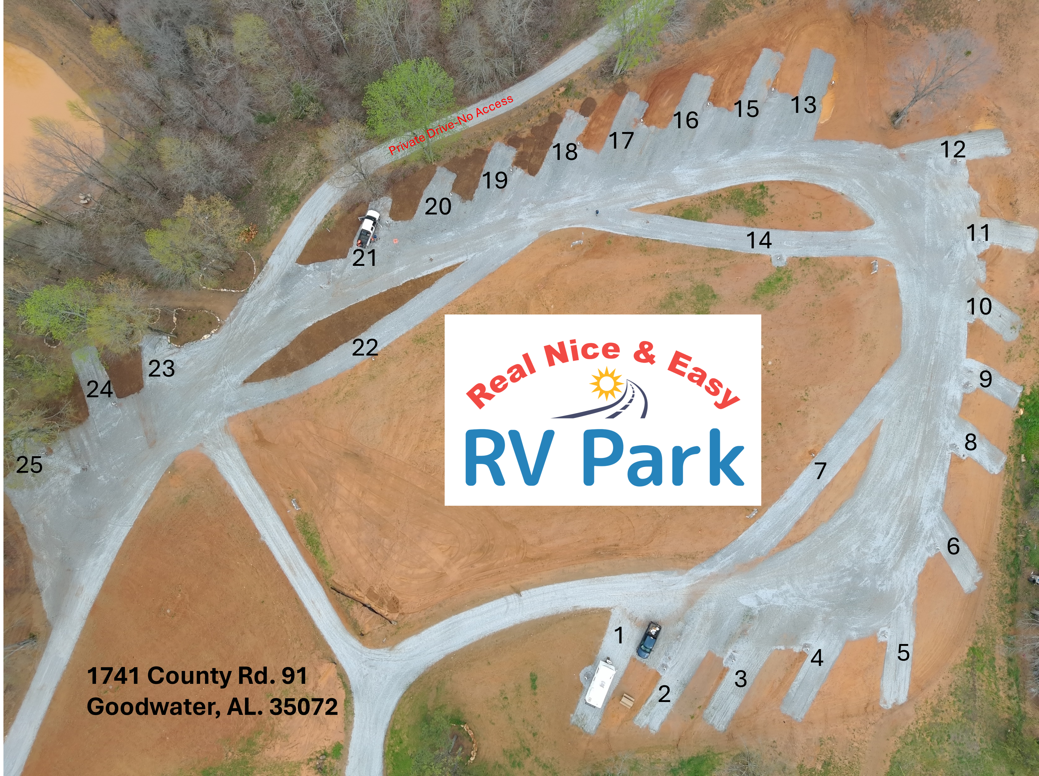 Real Nice & Easy RV Park, Goodwater, Alabama