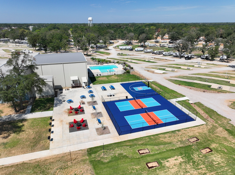 Blue Sky at Cedar Creek Lake RV Park