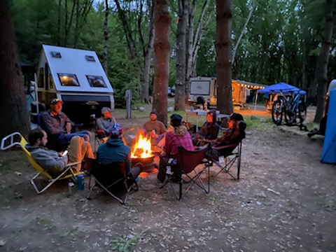 The Beach Camping Area, Conway, New Hampshire