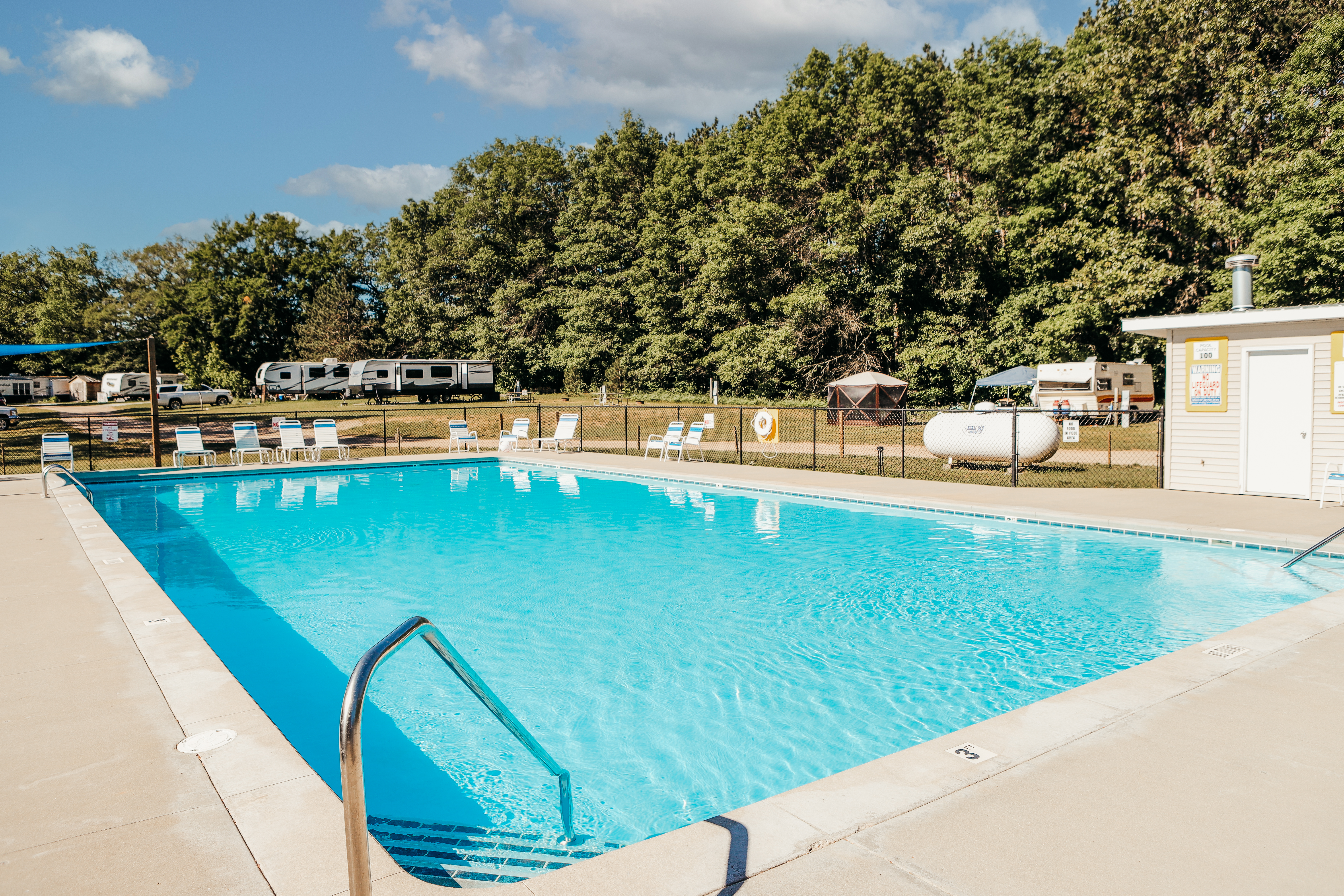 Mecosta Pines Campground, Morley, Michigan
