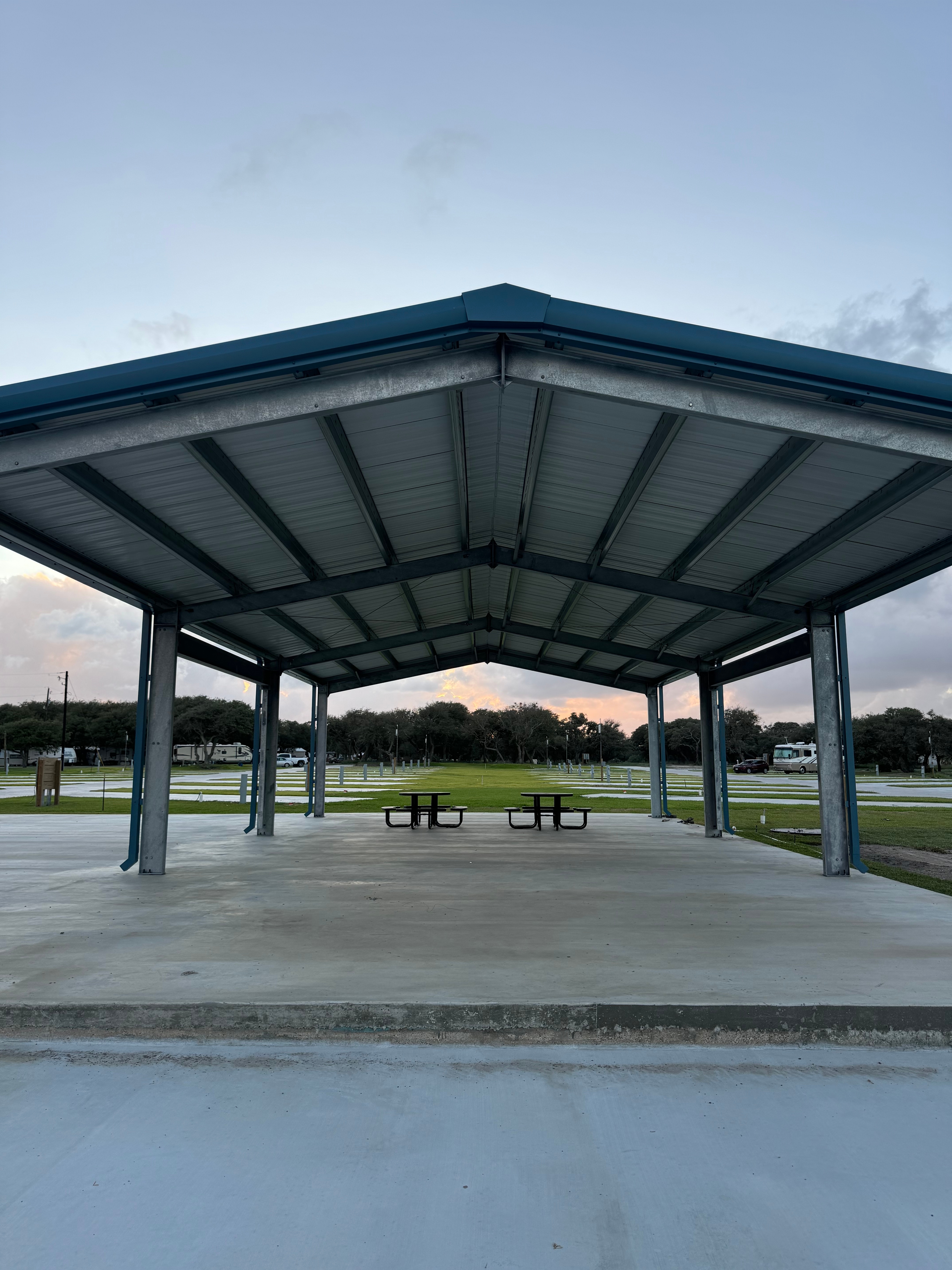 Hooked-Up RV, Aransas Pass, Texas