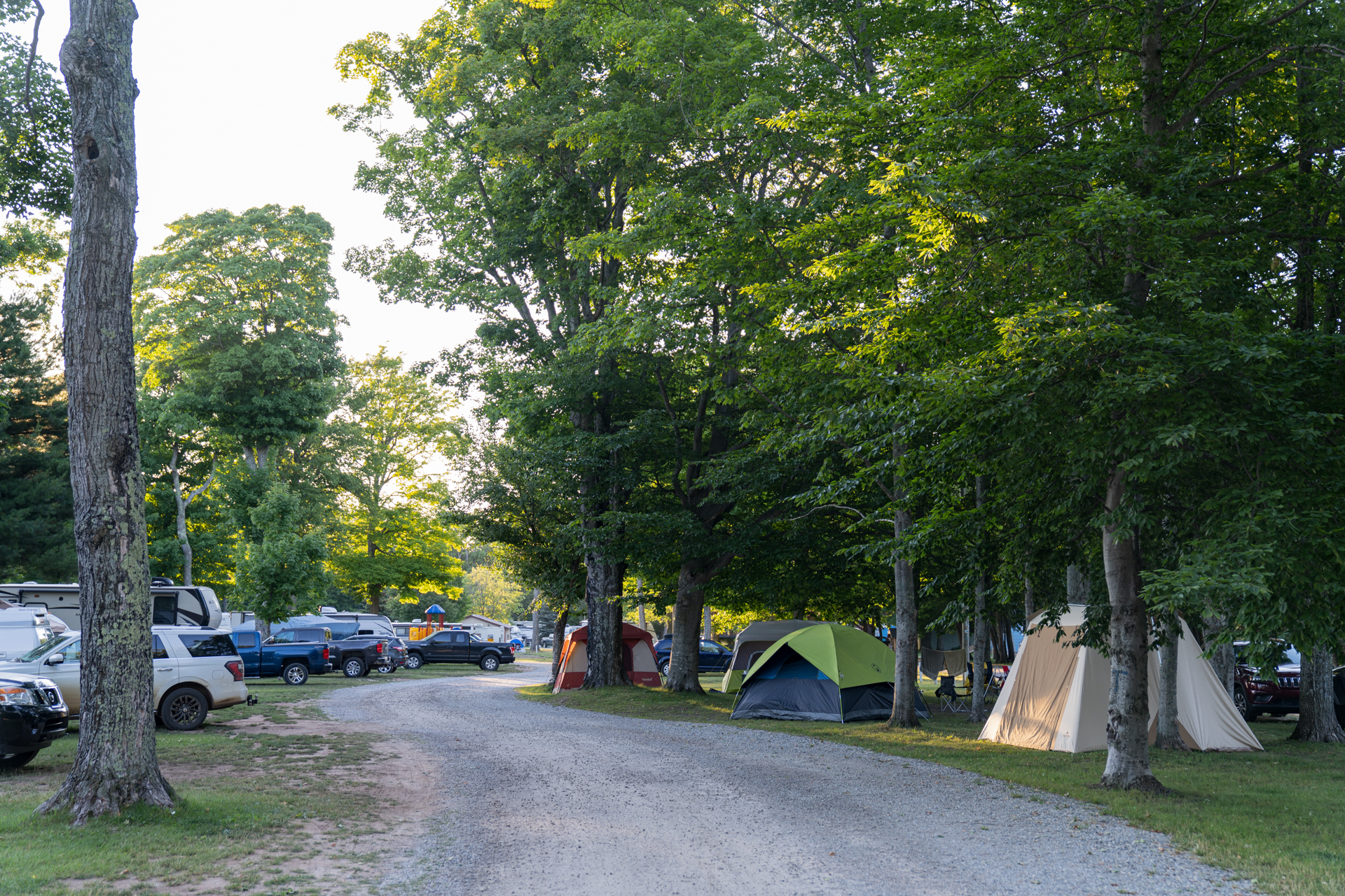 Woodland Park Campground, Grand Marais, Michigan