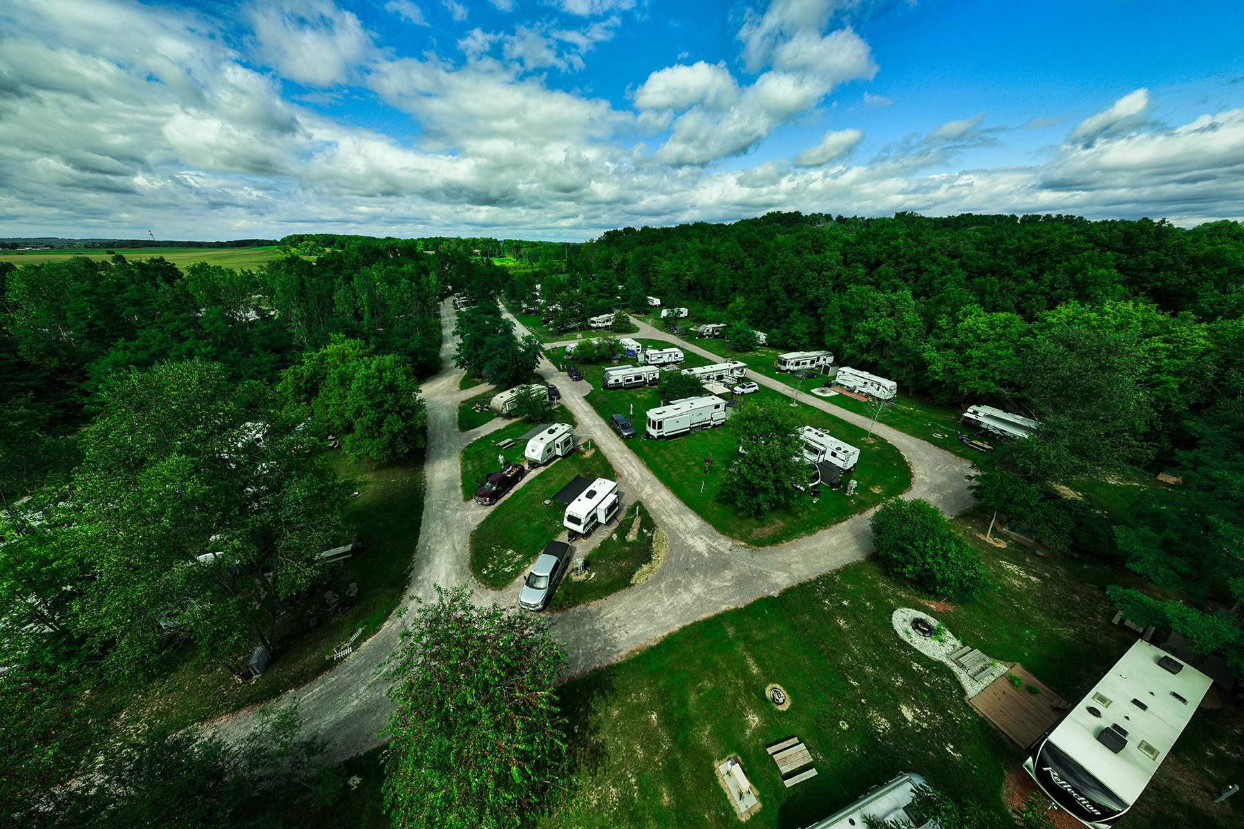 Skillet Creek Campground, Baraboo, Wisconsin