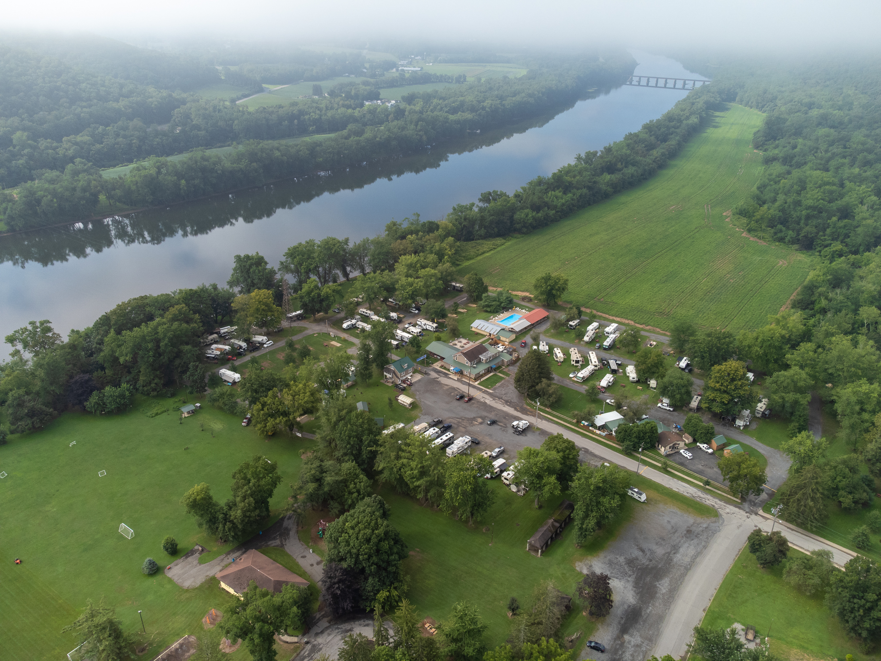 Riverside Campground, Montgomery, Pennsylvania