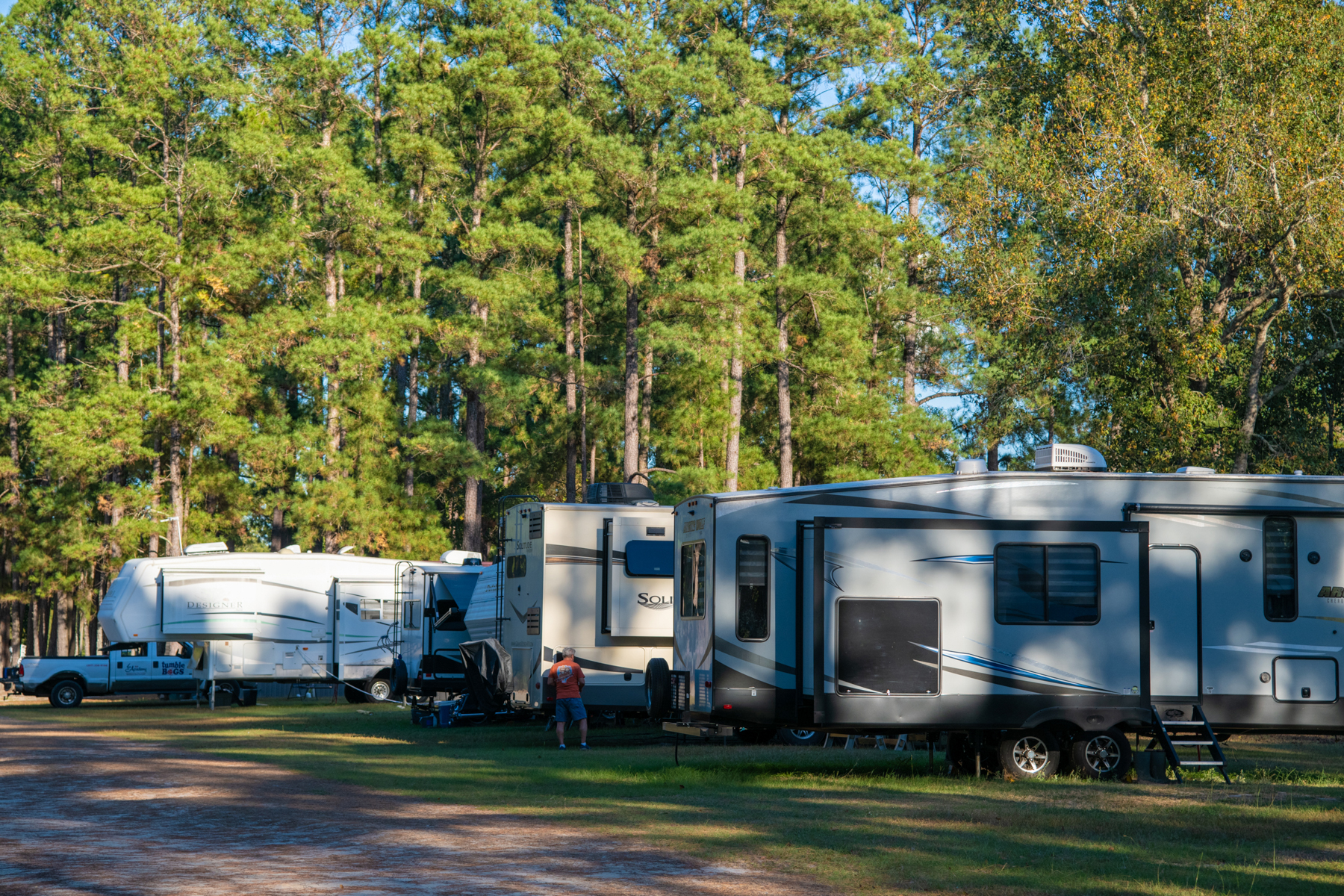 Bass Lake Campground, Dillon, South Carolina