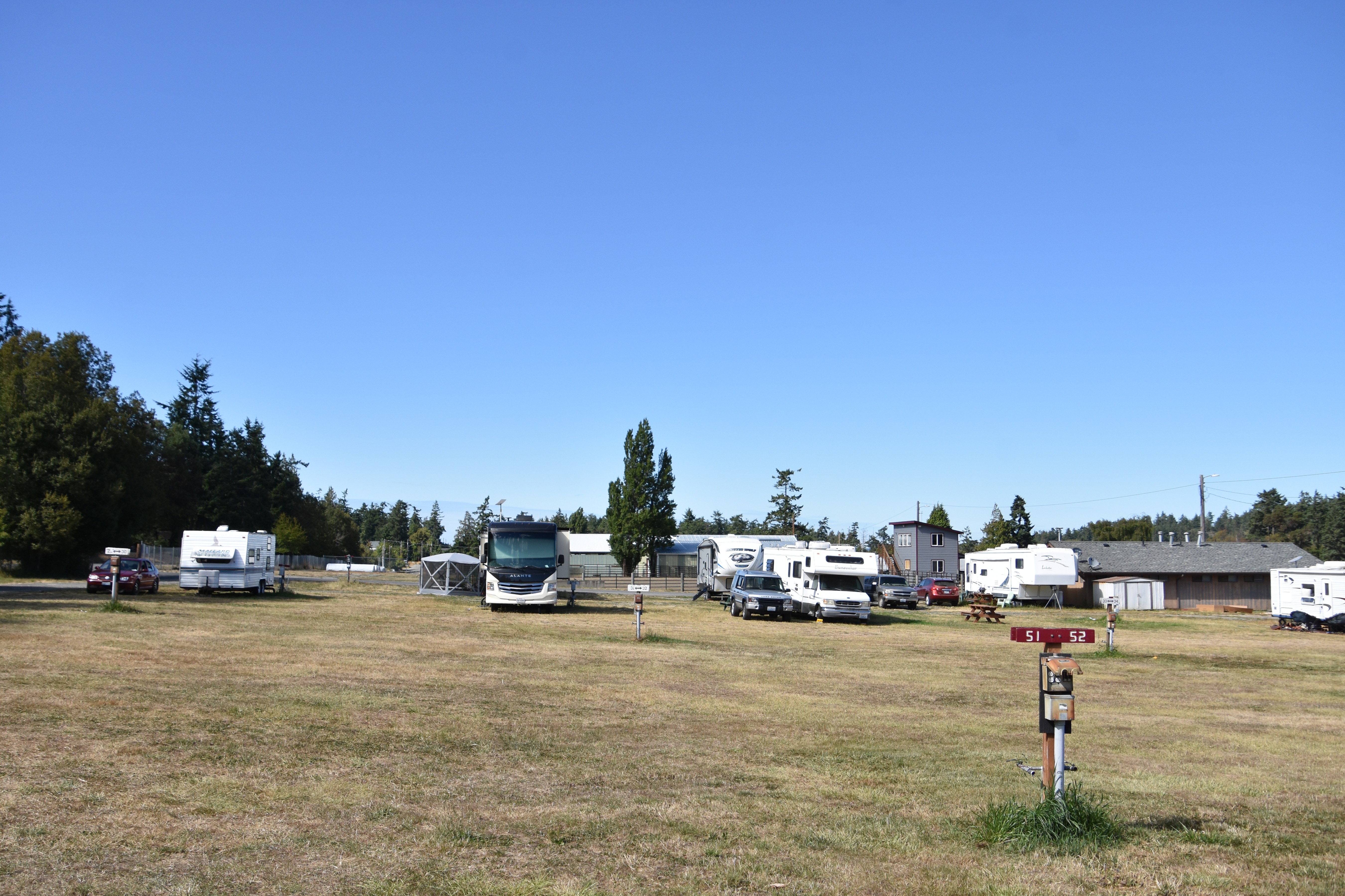 The Campground at Jefferson County Fairgrounds, Port Townsend, Washington