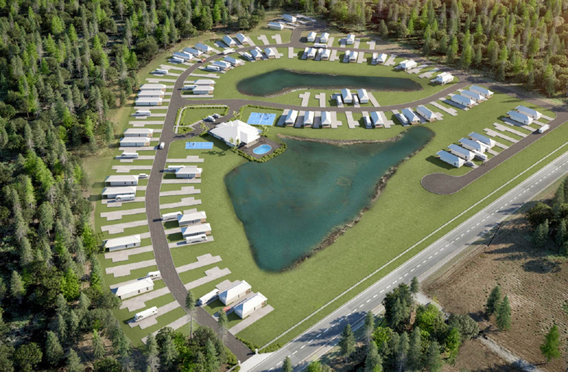 Two Lakes RV Resort, Gulf Shores, Alabama