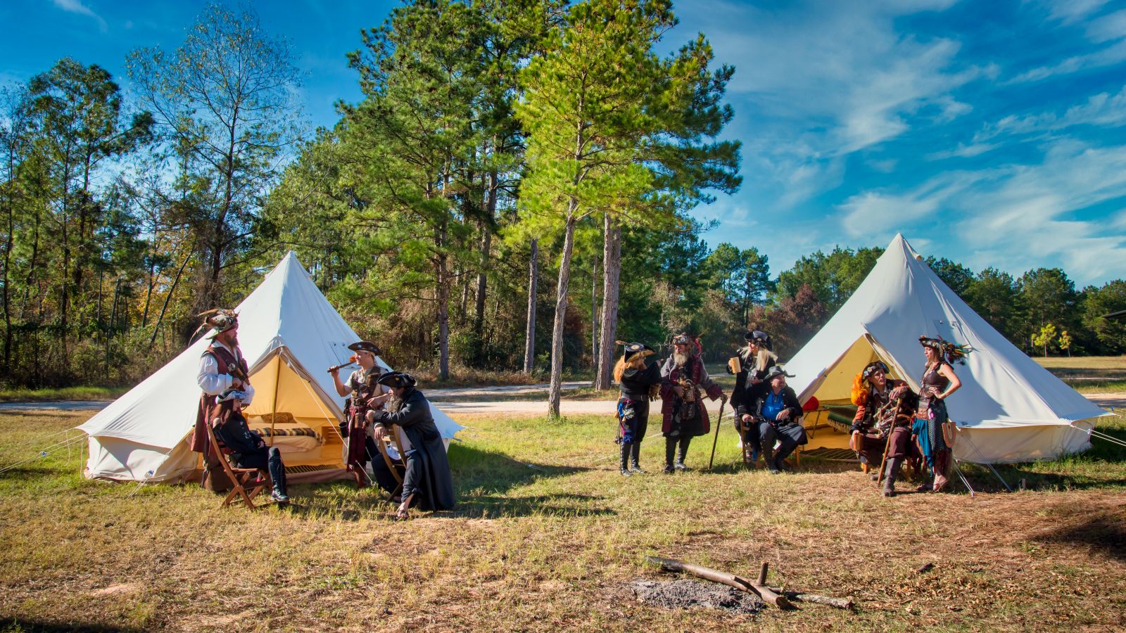 Fields of New Market Campground at Texas Renaissance Festival