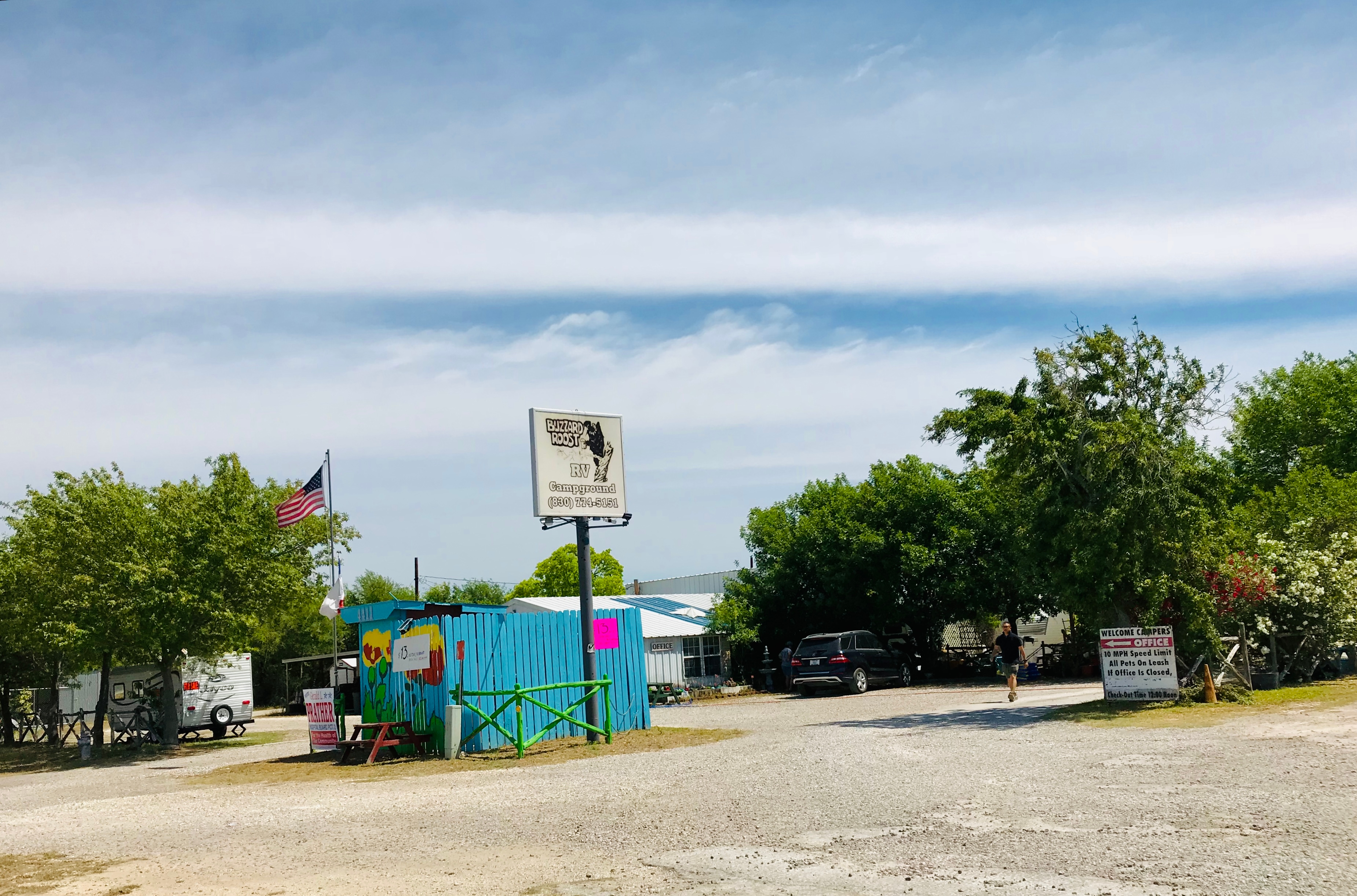RV Barn Campground, Del Rio, Texas