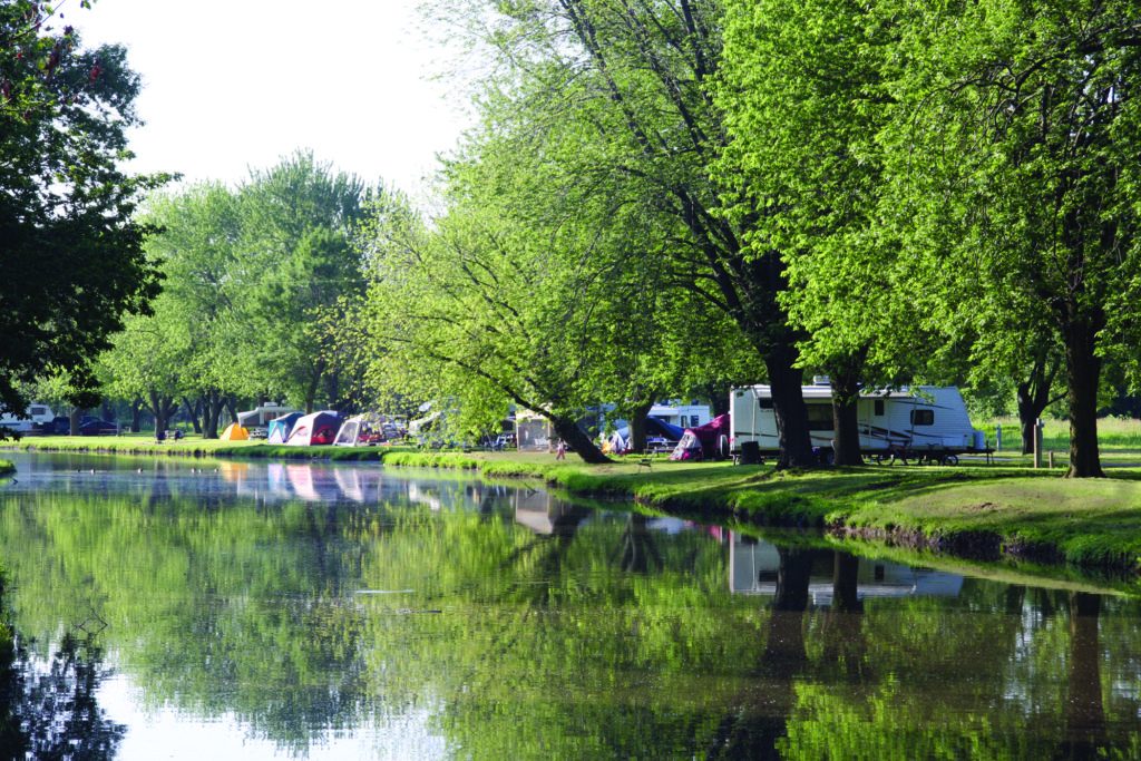 Sun Retreats Rock River