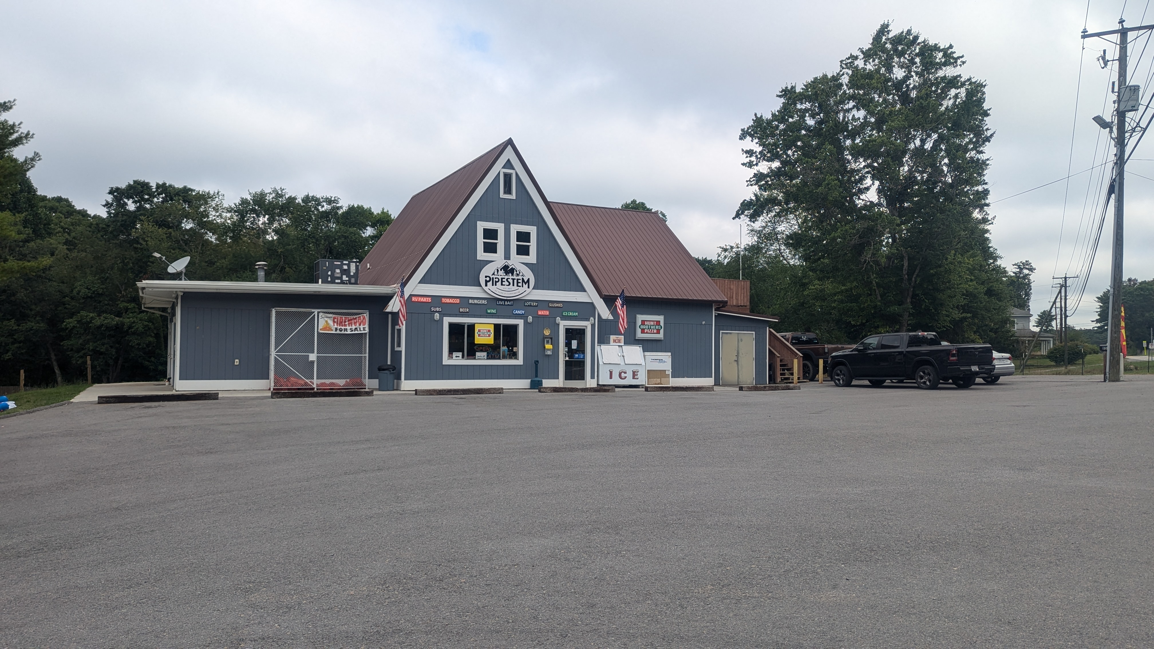 Pipestem Camping at Route 20 Market & Grill, Pipestem, West Virginia