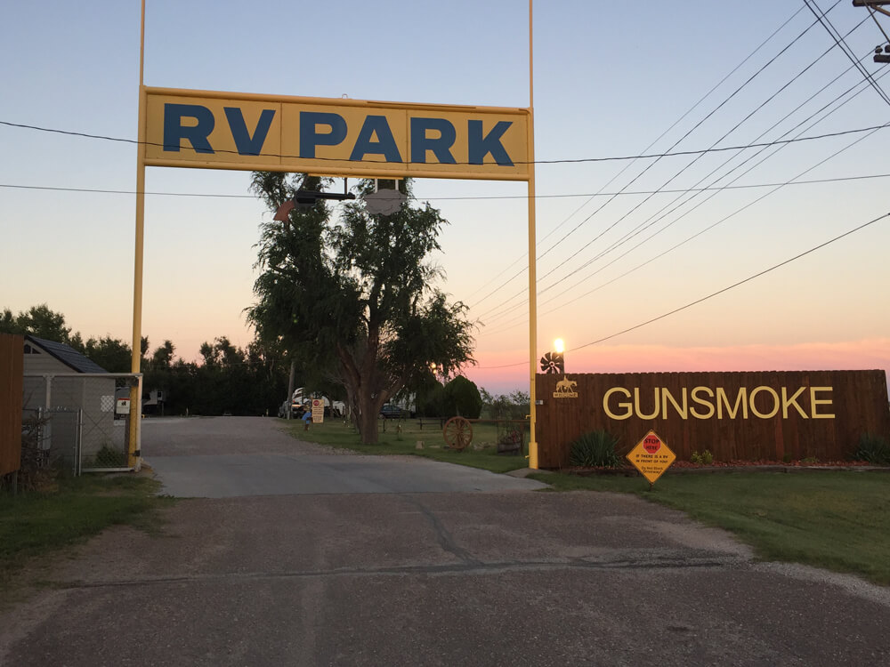 Gunsmoke RV Park, Dodge City, Kansas