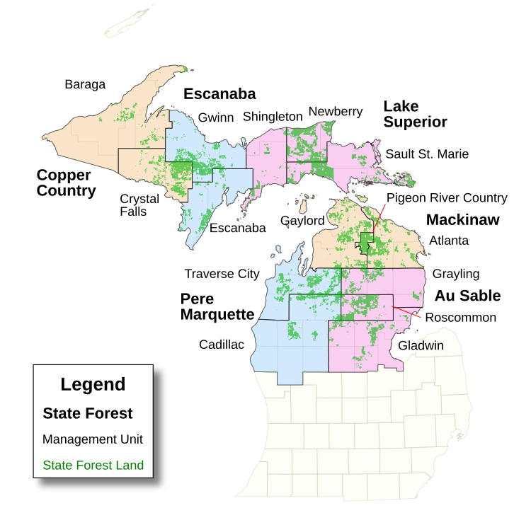 Escanaba River State Forest State Park