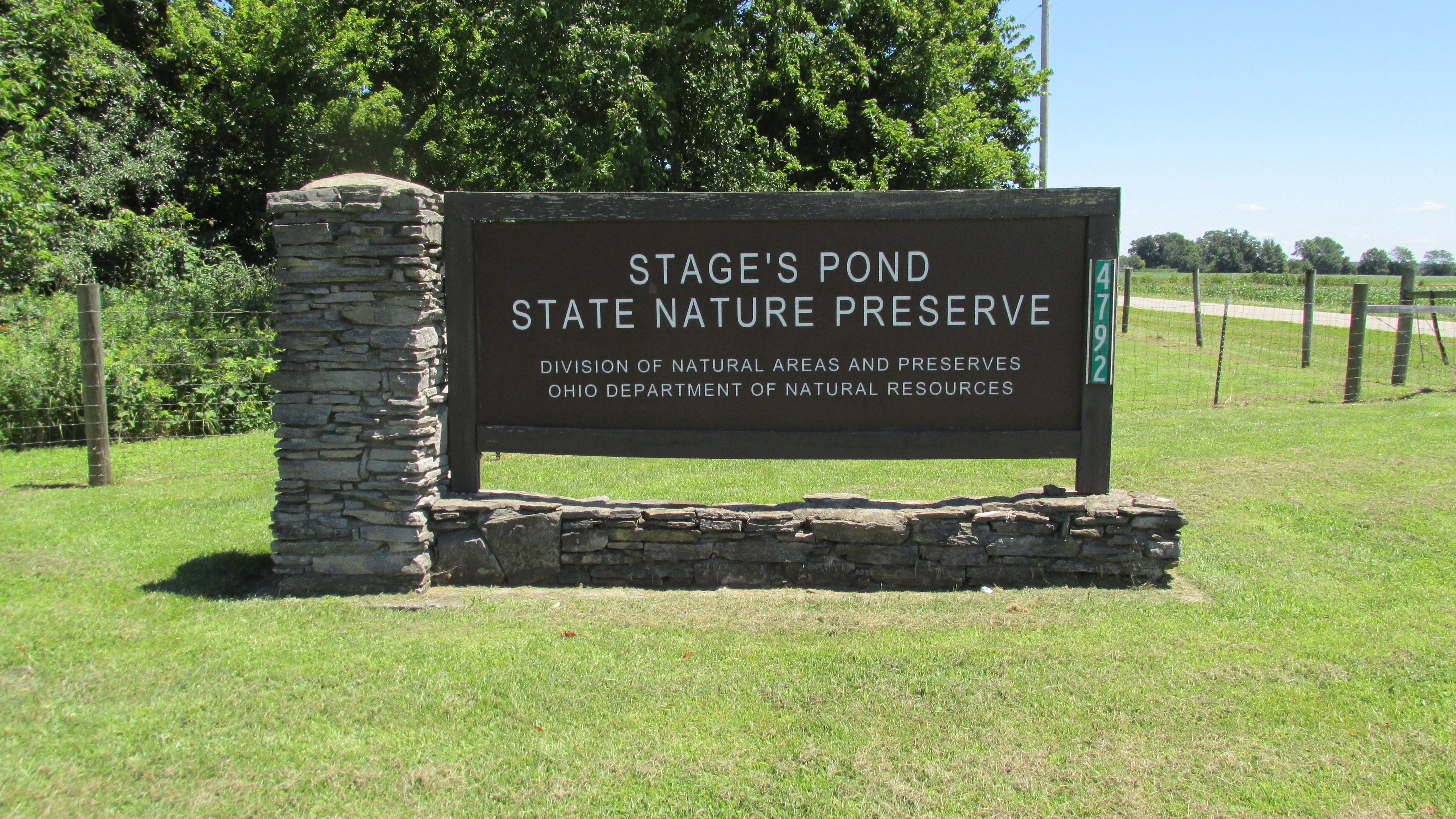 Stage's Pond State Nature Preserve State Park